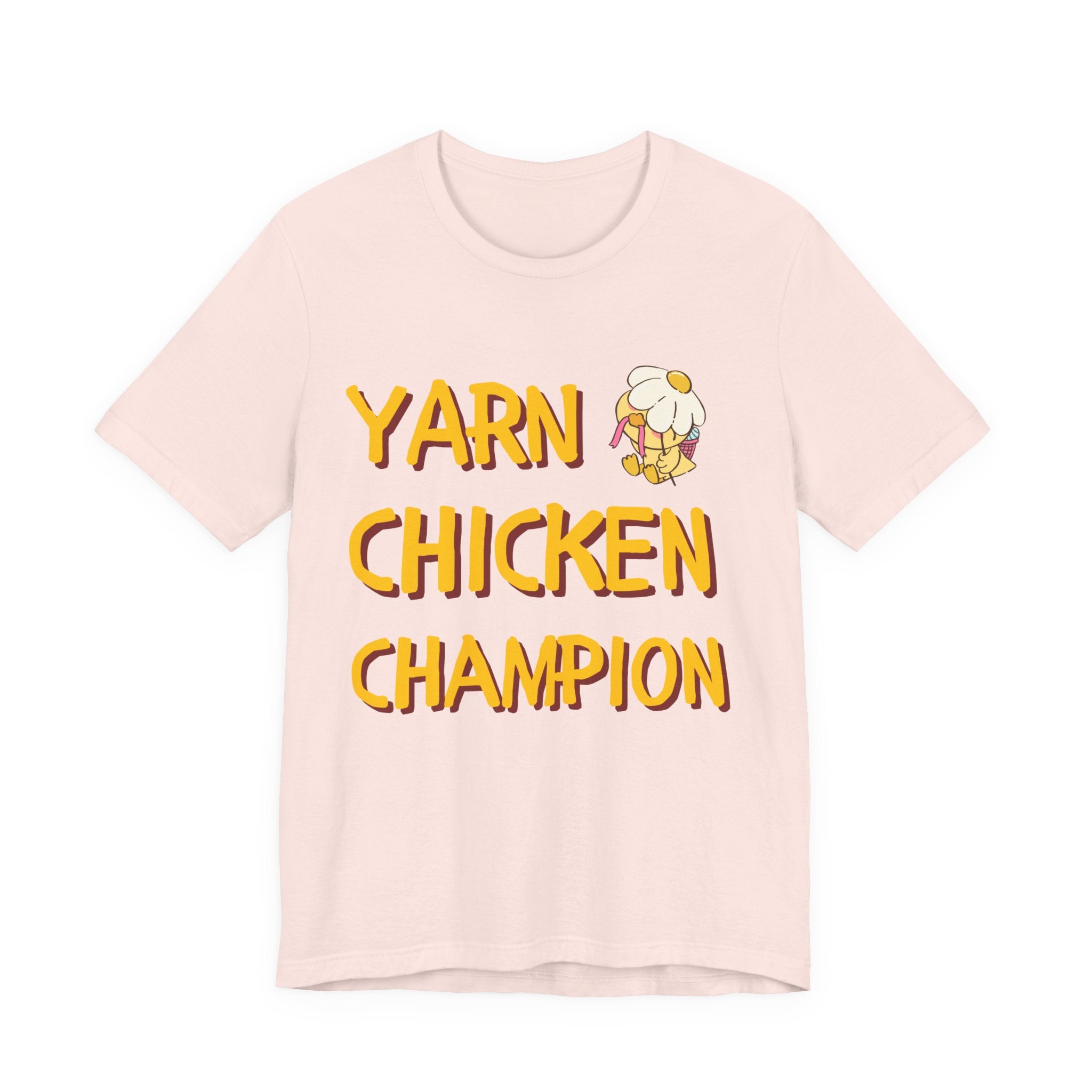 Official Yarn Chicken Champion — Women's Knitting Tee