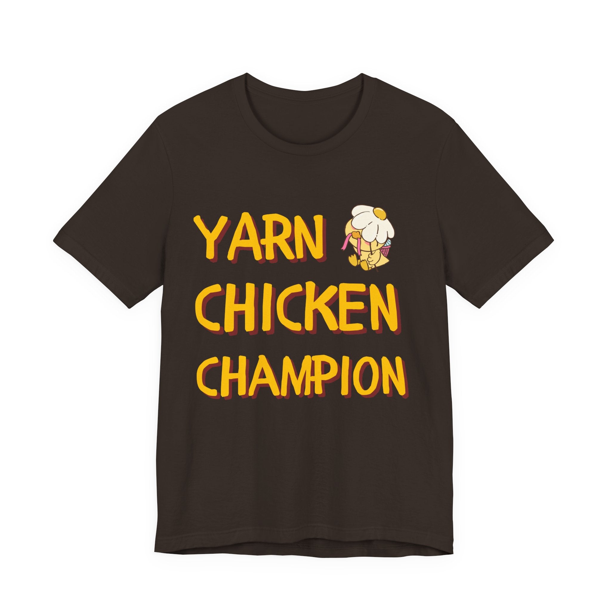 Official Yarn Chicken Champion — Women's Knitting Tee