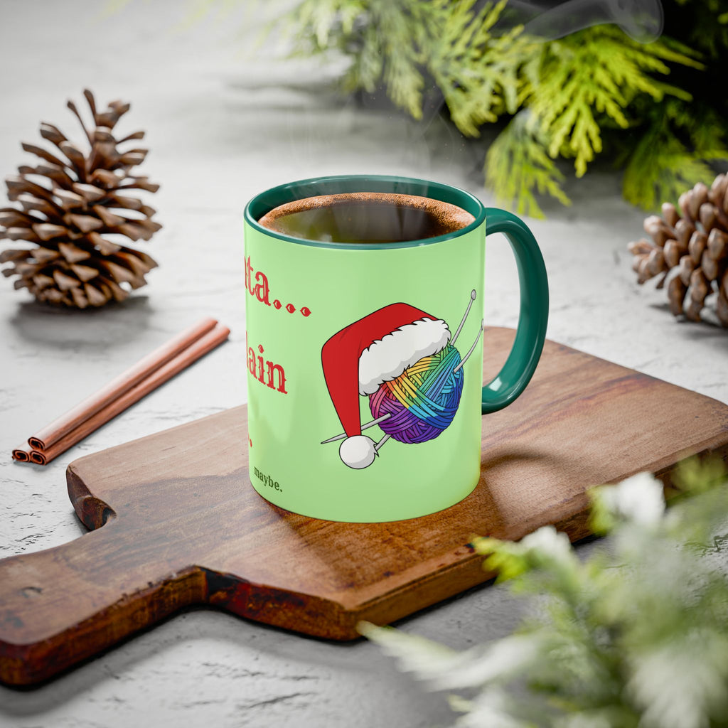 Dear Santa I Can Explain the Yarn | Knitting Coffee Mug