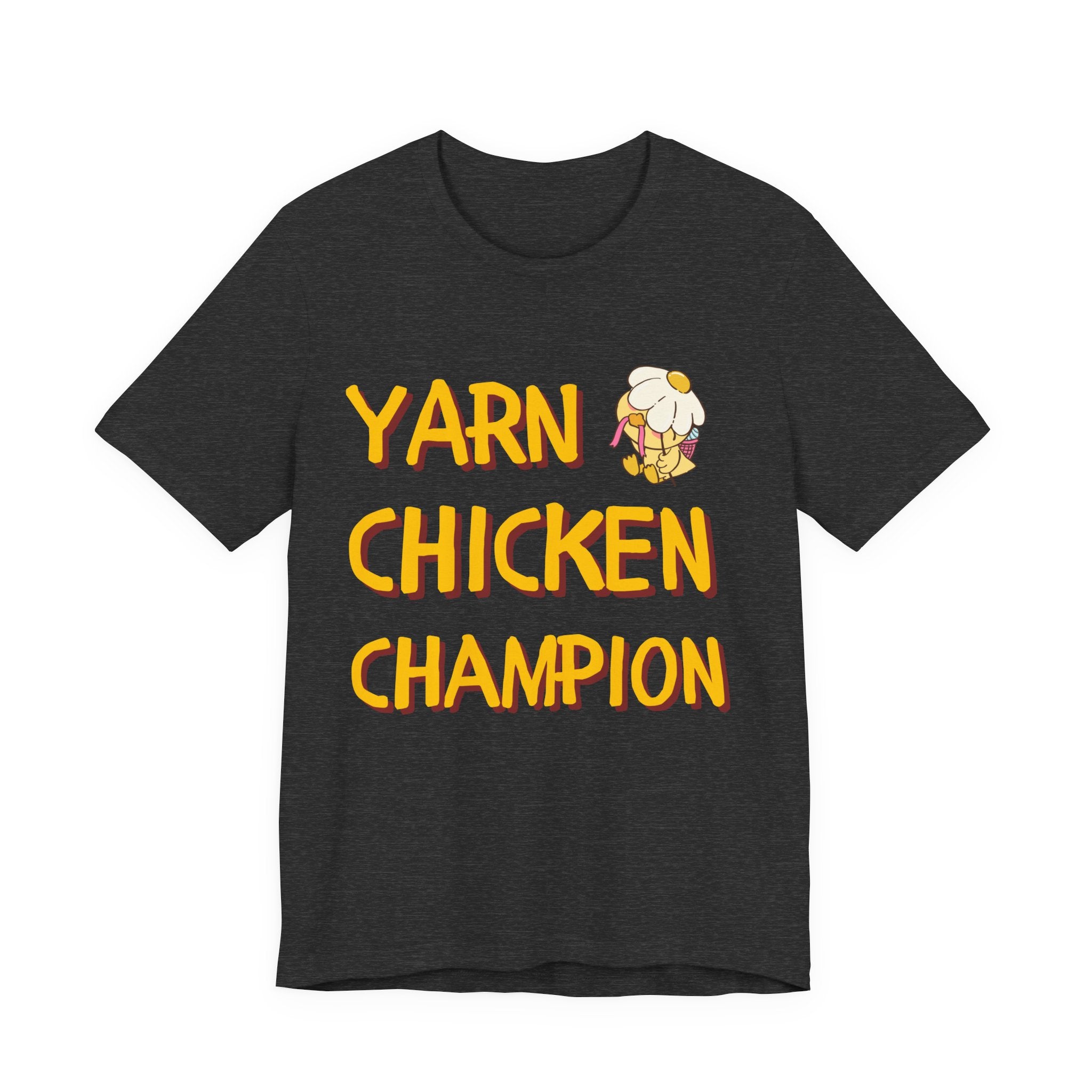 Official Yarn Chicken Champion — Women's Knitting Tee