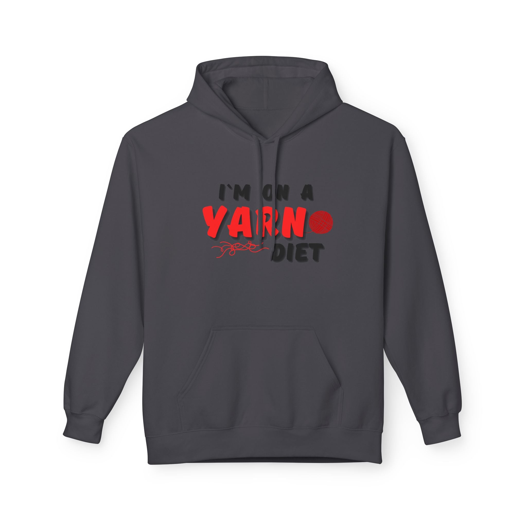 "I'm on a Yarn Diet" Funny Knitting Hoodie