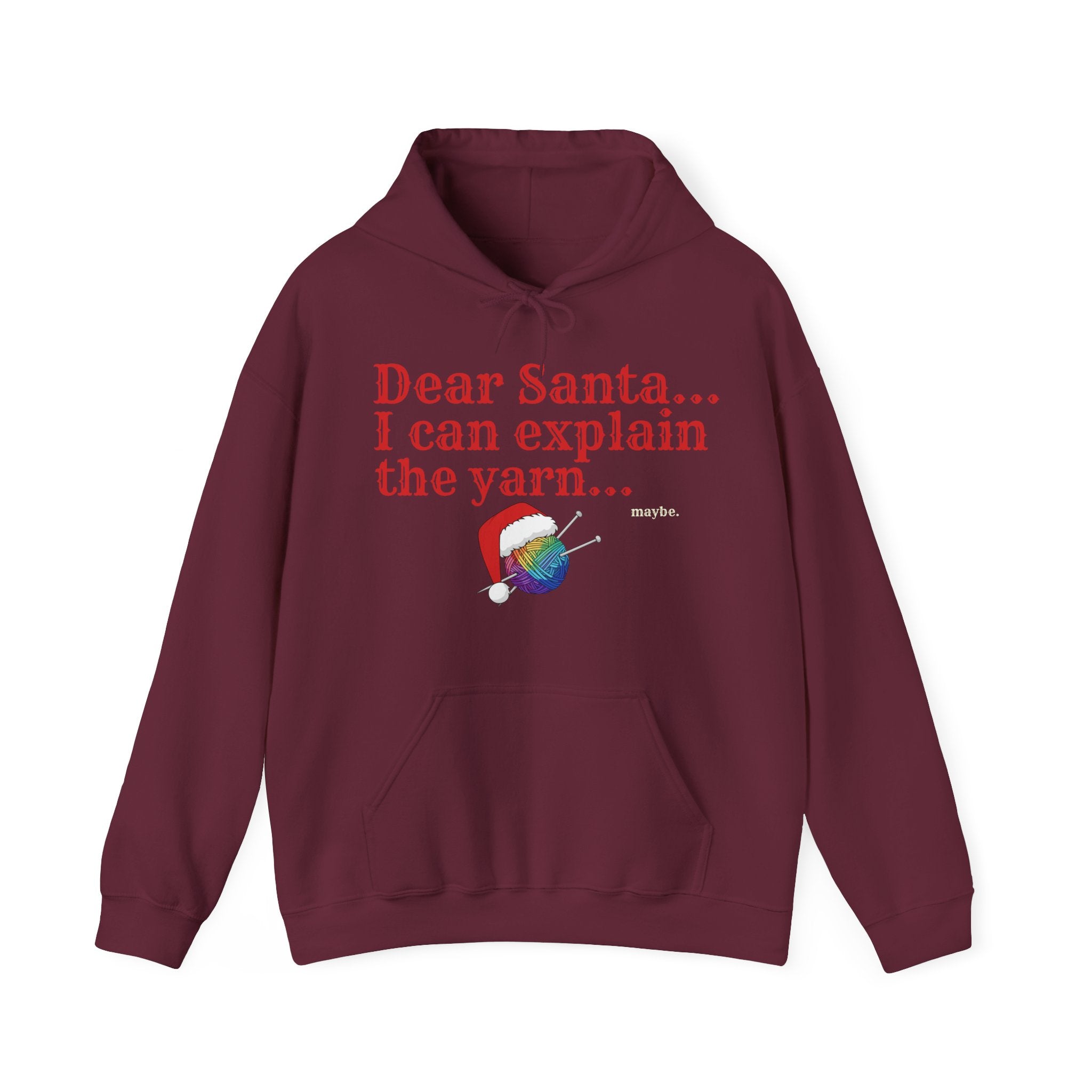 Dear Santa I Can Explain the Yarn Sweatshirt | Funny Knitting Gift