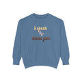 I Speak Fluent Purl — Women's Knitting Sweatshirt