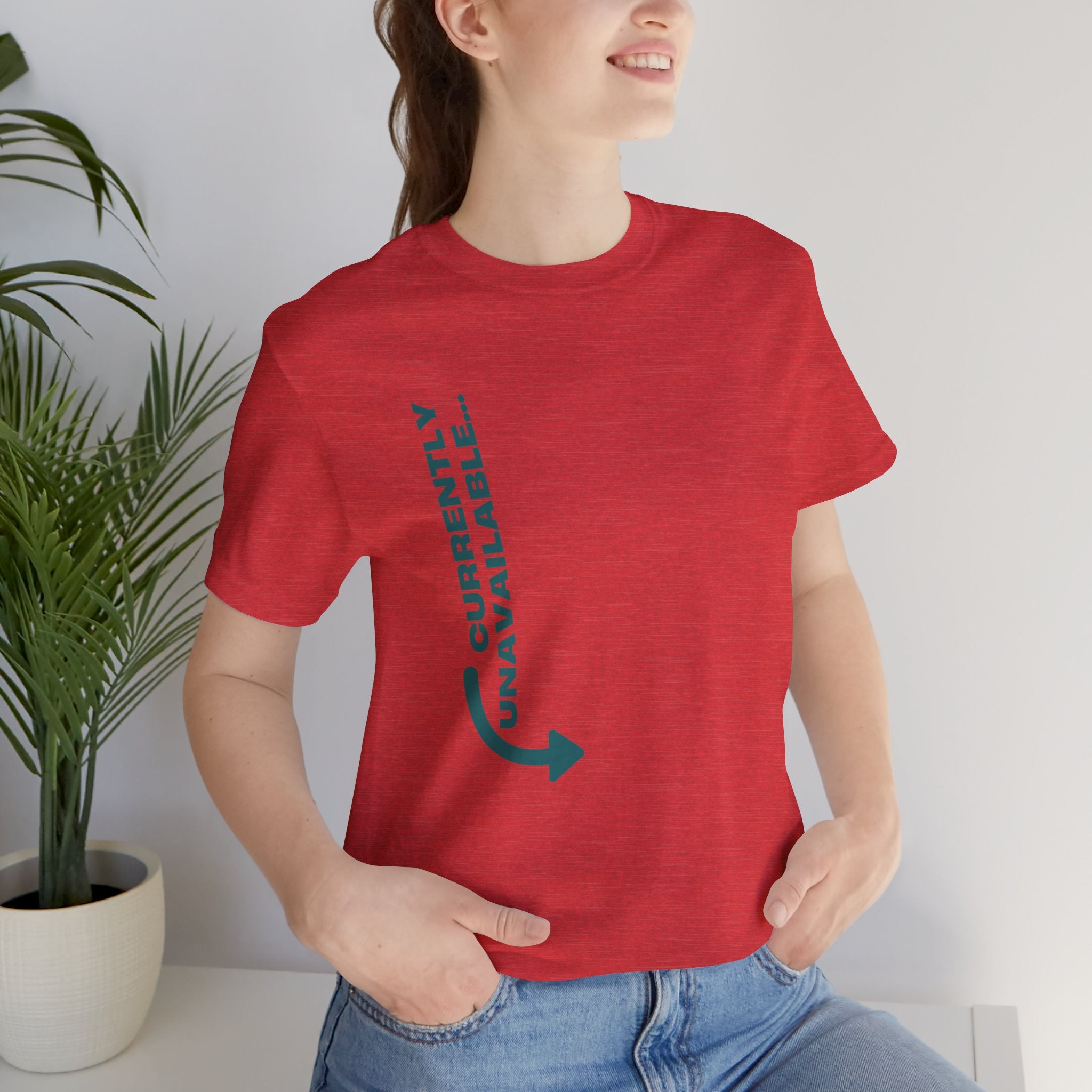 Women's Knit Humor T-Shirt – "Currently unavailable...lost in stitches"