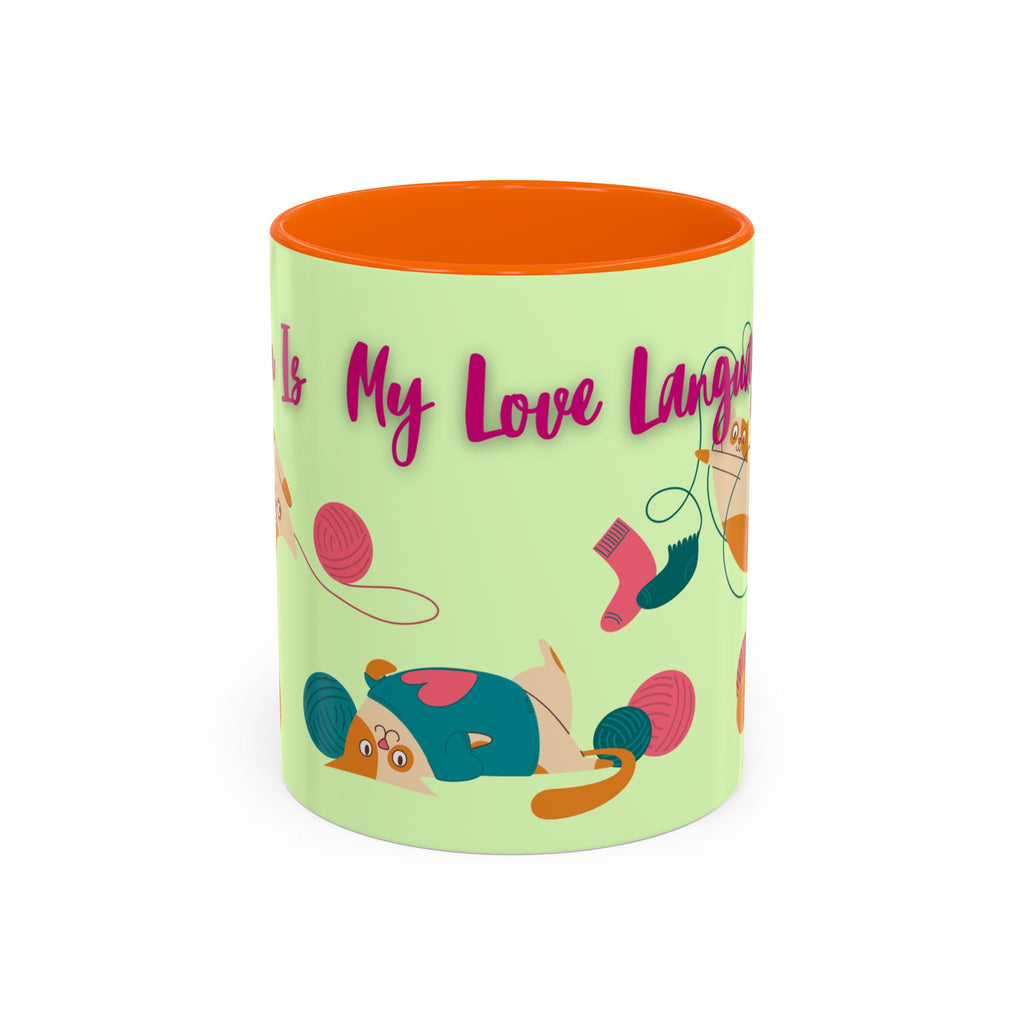 "Yarn Is My Love Language" Knitter's Mug