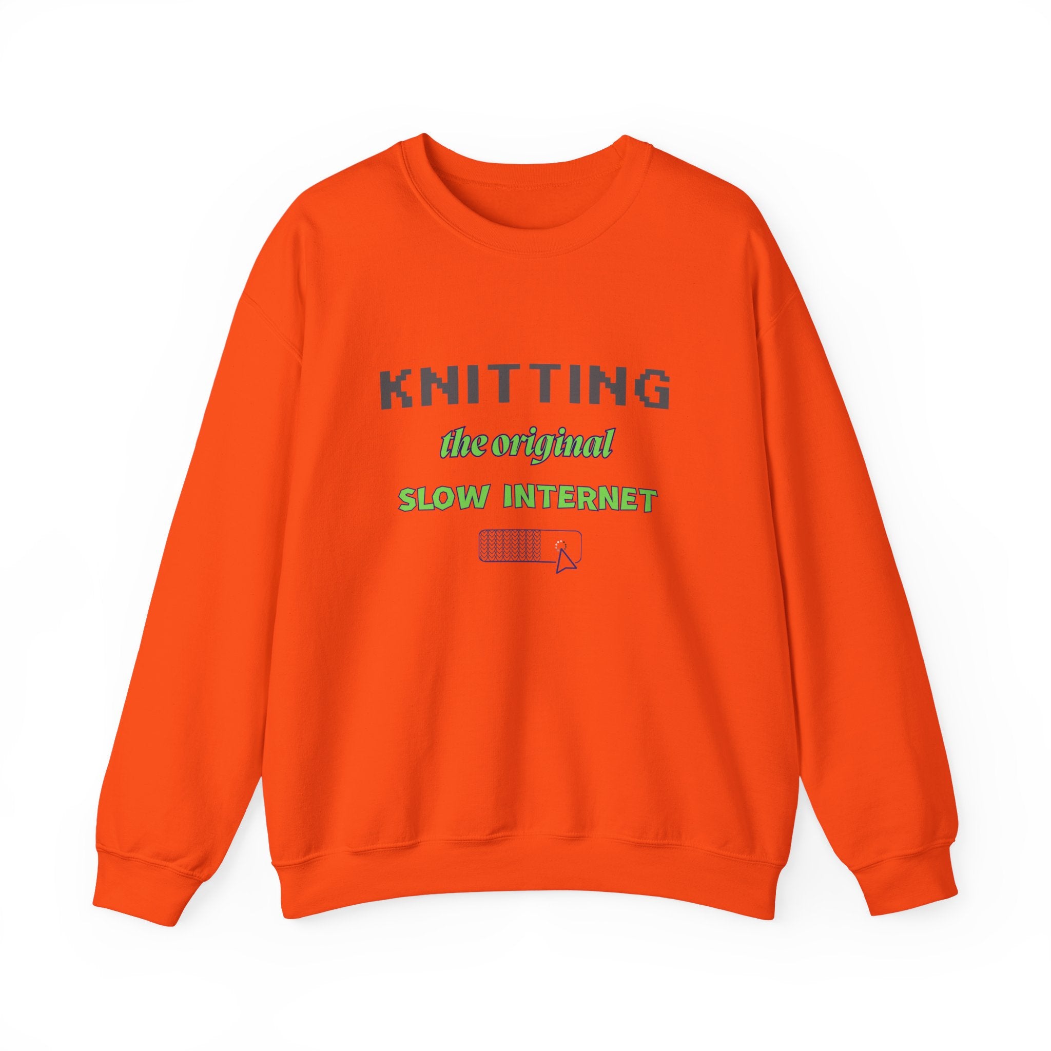 Knitting: The Original Slow Internet — Women's Sweatshirt