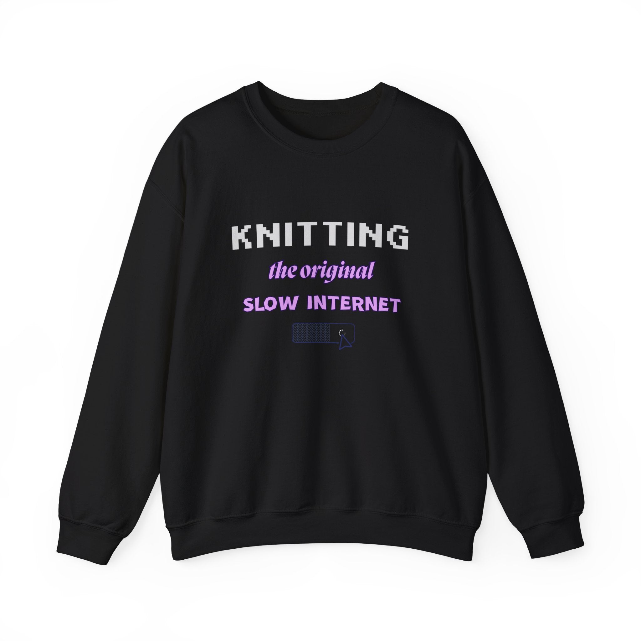 Knitting: The Original Slow Internet — Women's Sweatshirt