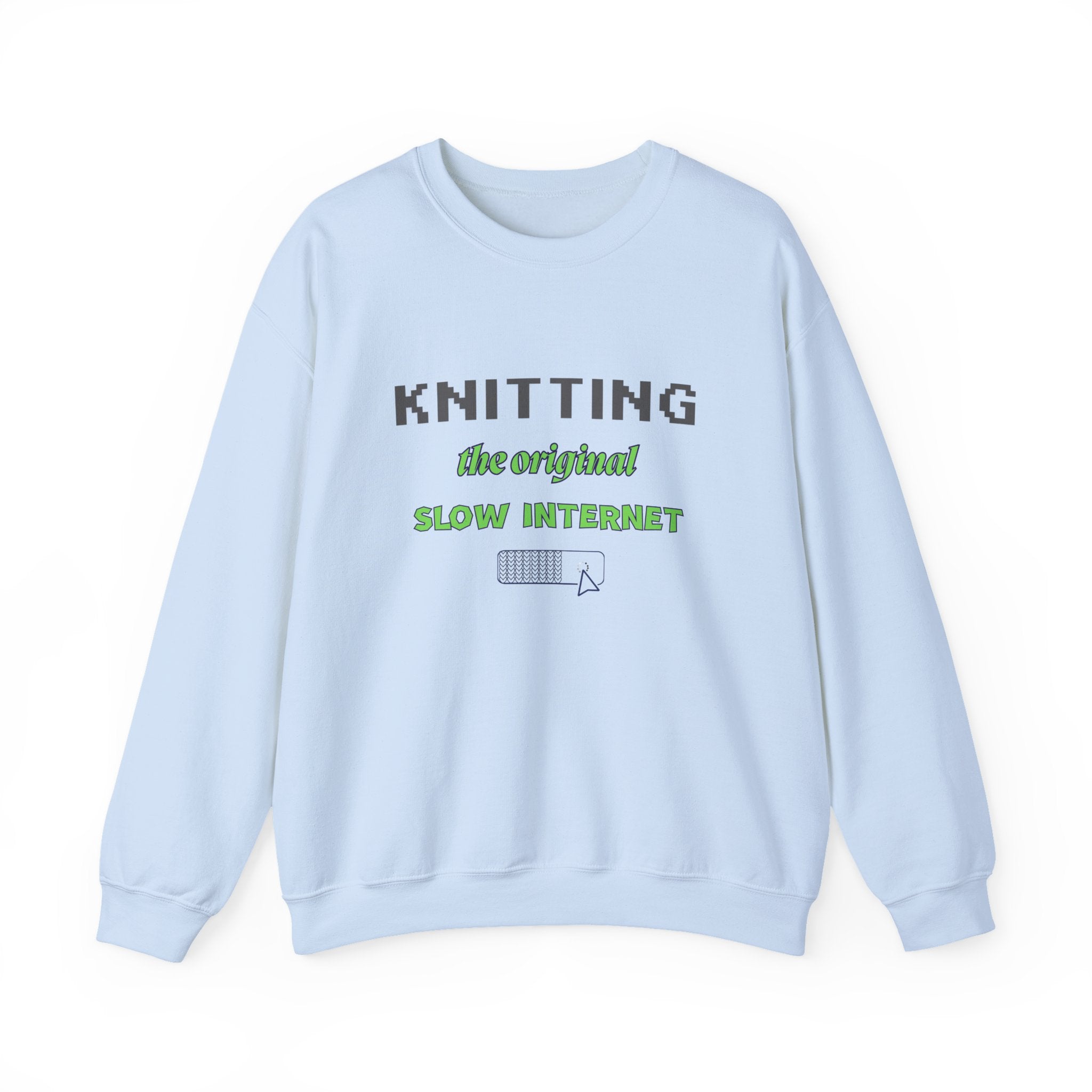 Knitting: The Original Slow Internet — Women's Sweatshirt