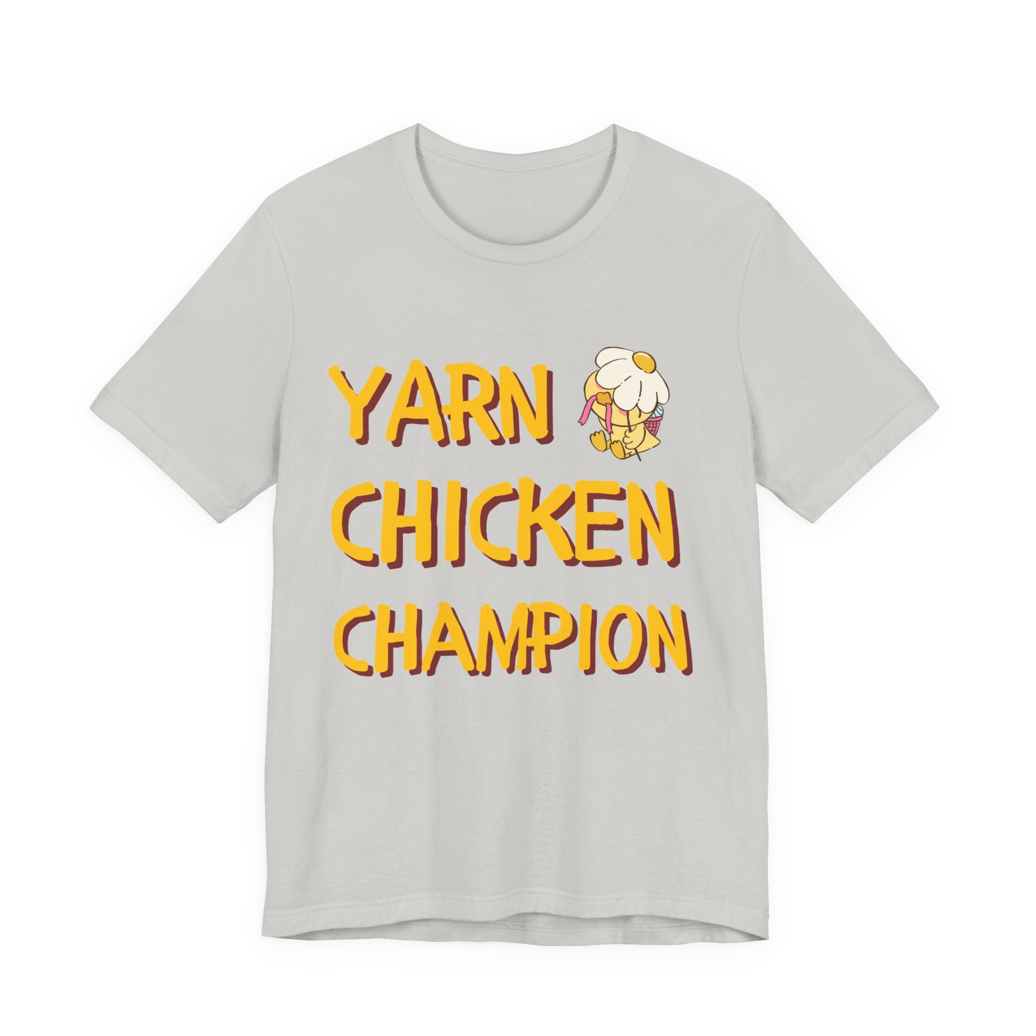 Official Yarn Chicken Champion — Women's Knitting Tee