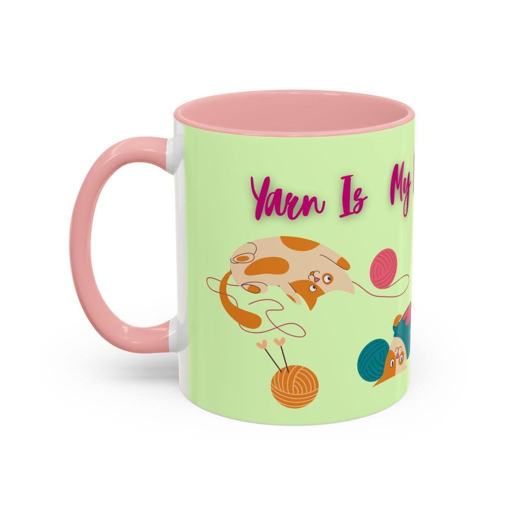 "Yarn Is My Love Language" Knitter's Mug