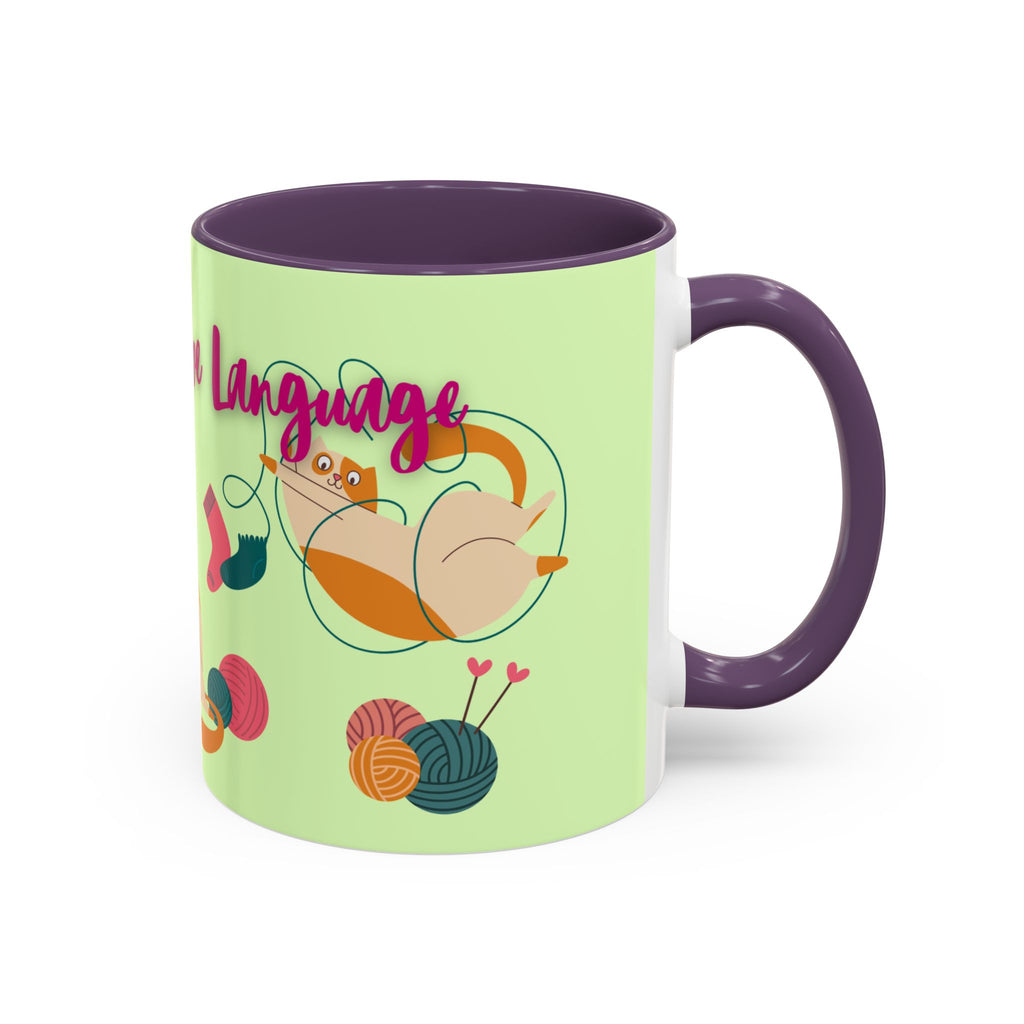 "Yarn Is My Love Language" Knitter's Mug