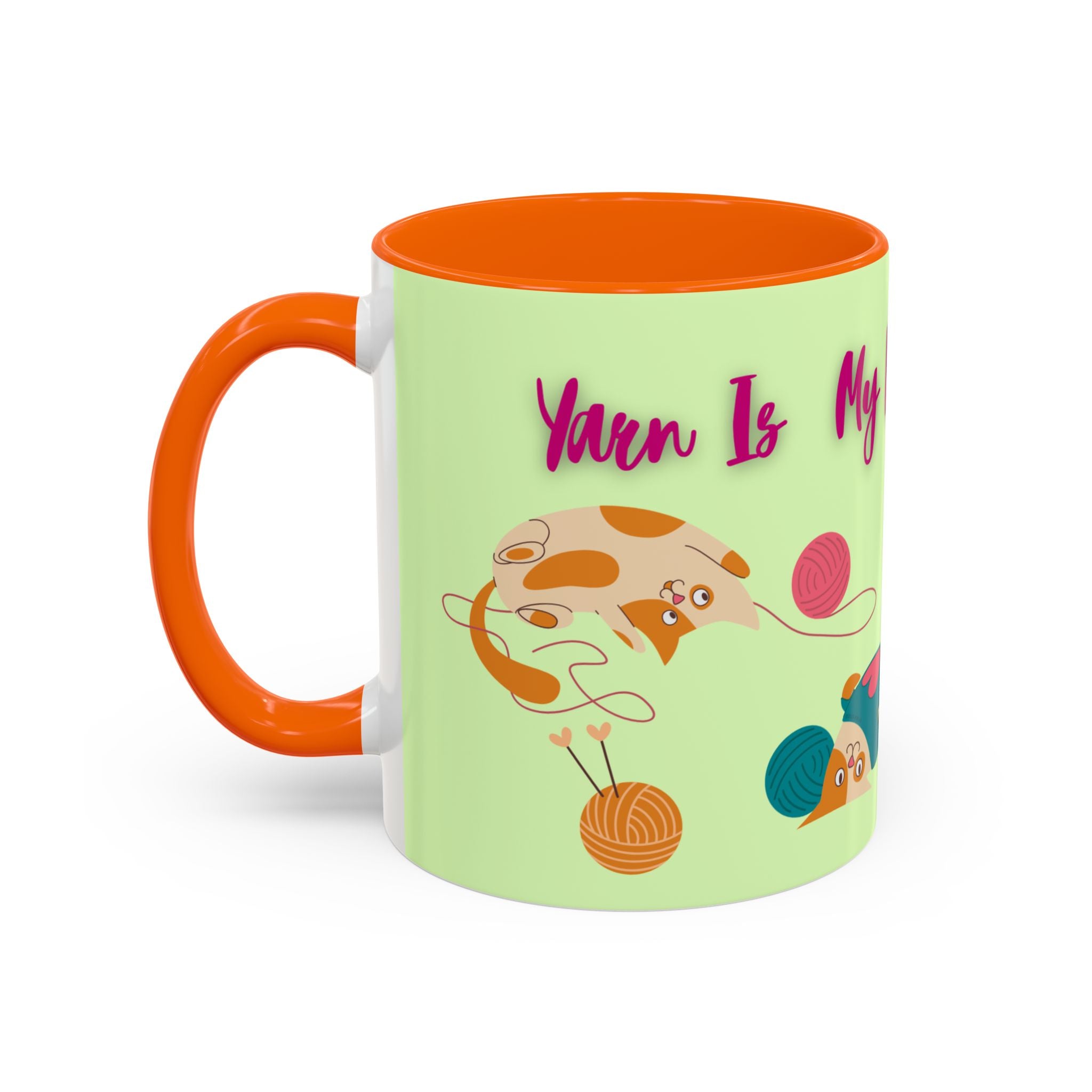 "Yarn Is My Love Language" Knitter's Mug
