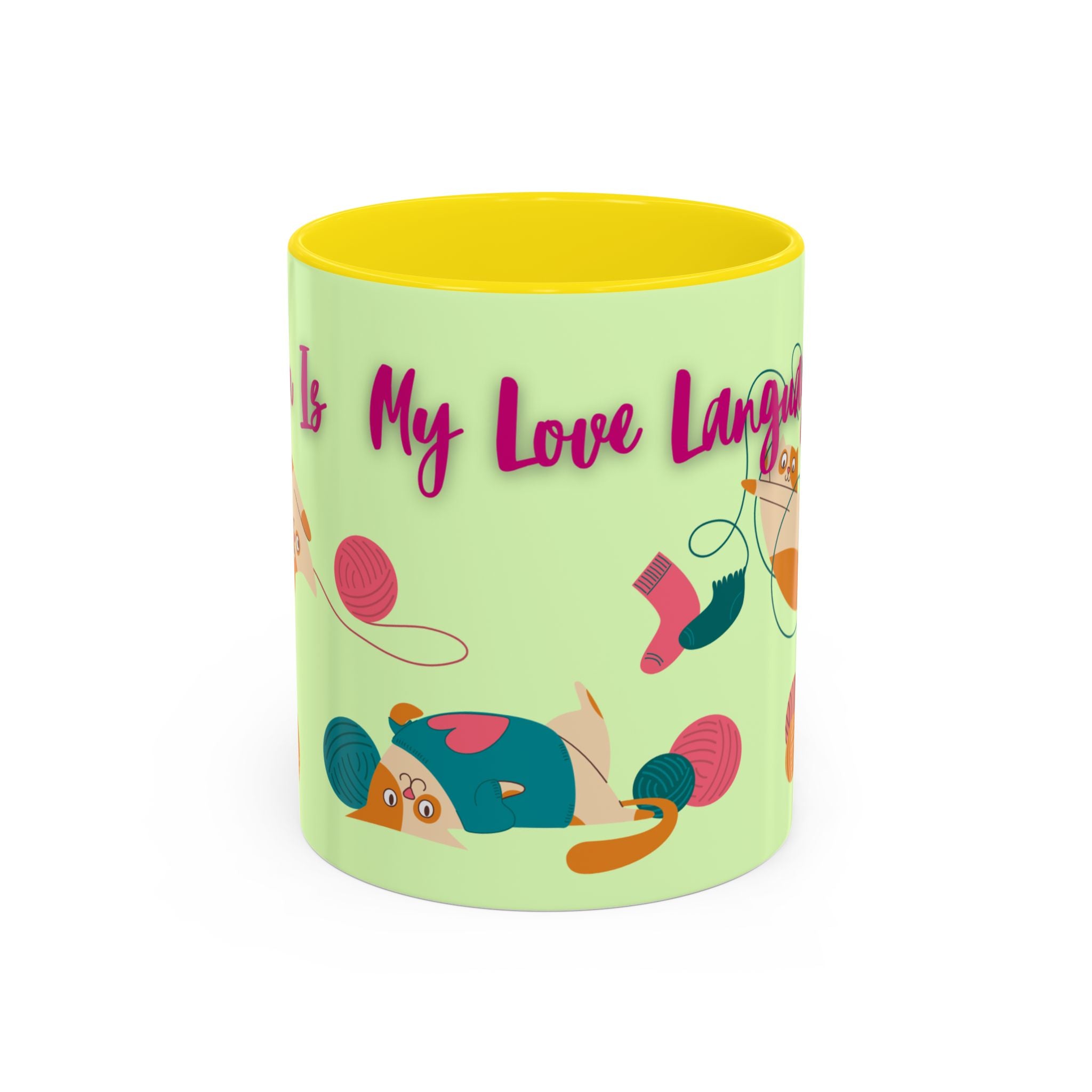 "Yarn Is My Love Language" Knitter's Mug
