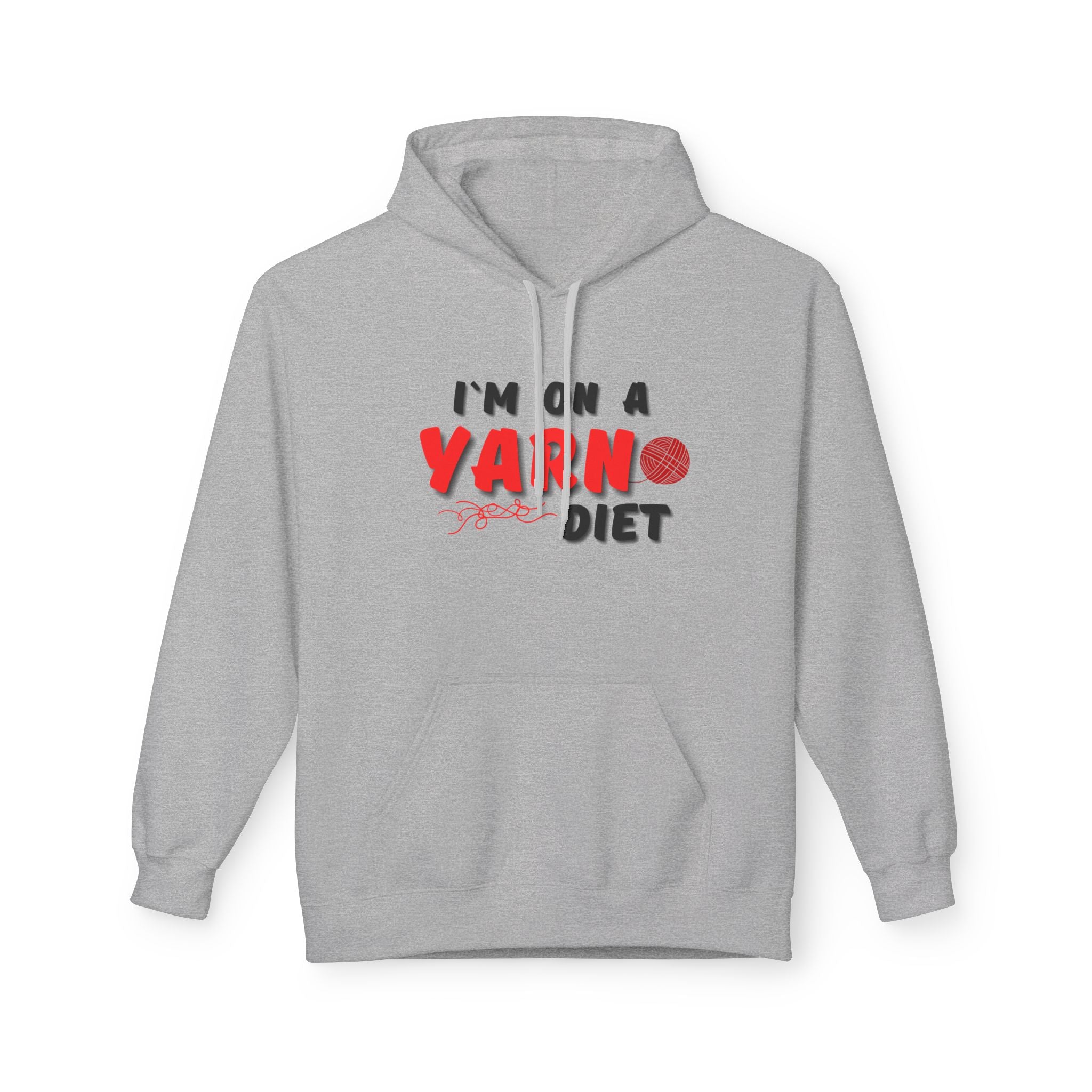 "I'm on a Yarn Diet" Funny Knitting Hoodie