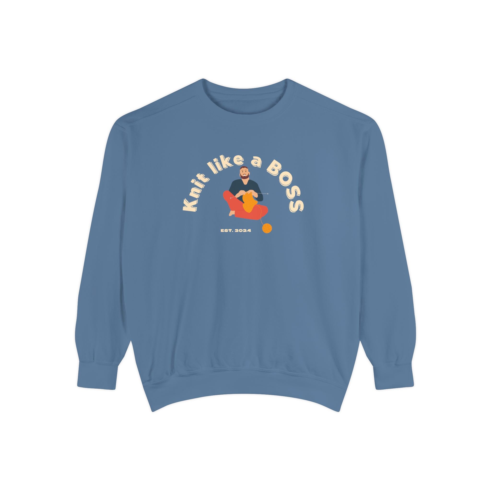 Knit Like a Boss — Men's Graphic Sweatshirt