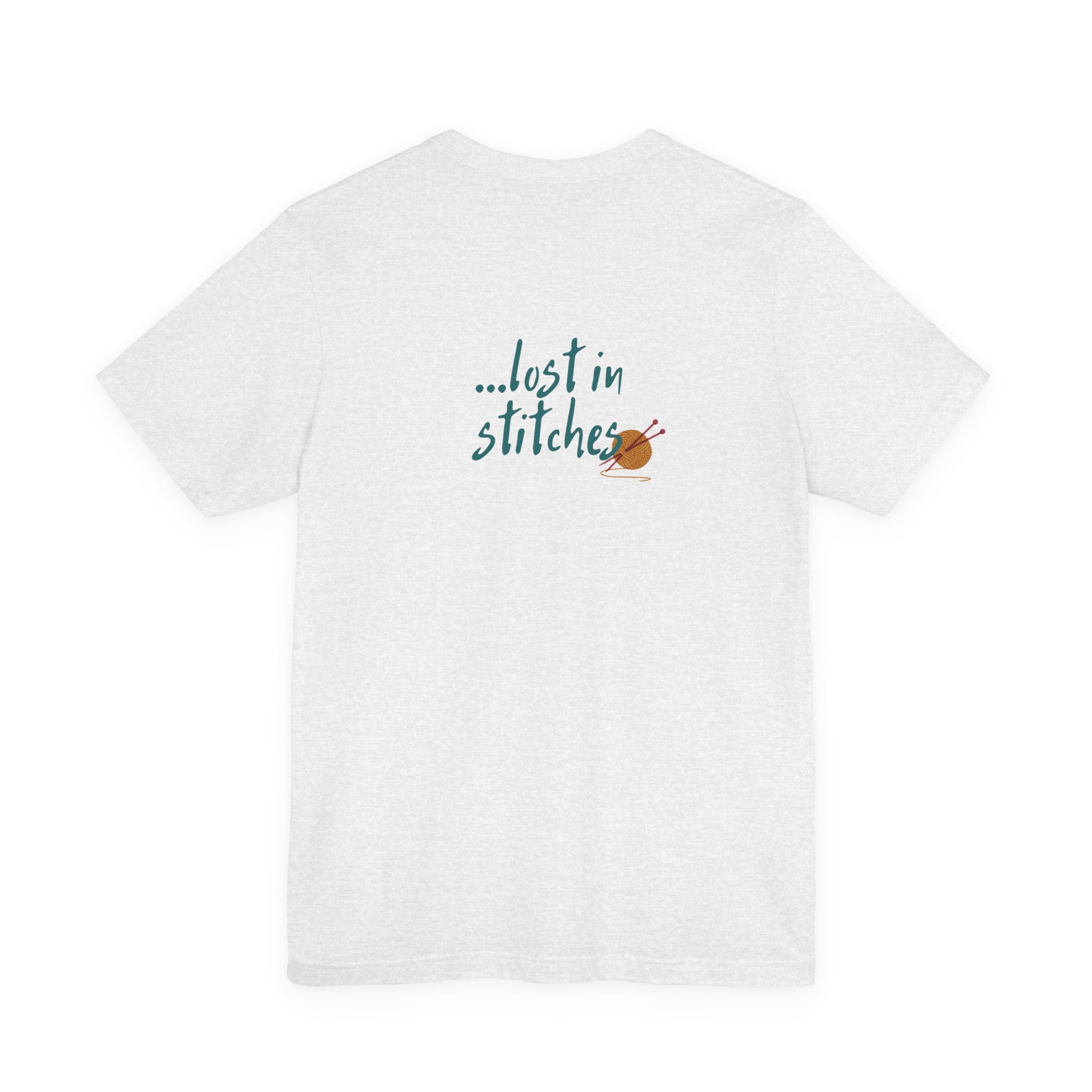 Women's Knit Humor T-Shirt – "Currently unavailable...lost in stitches"