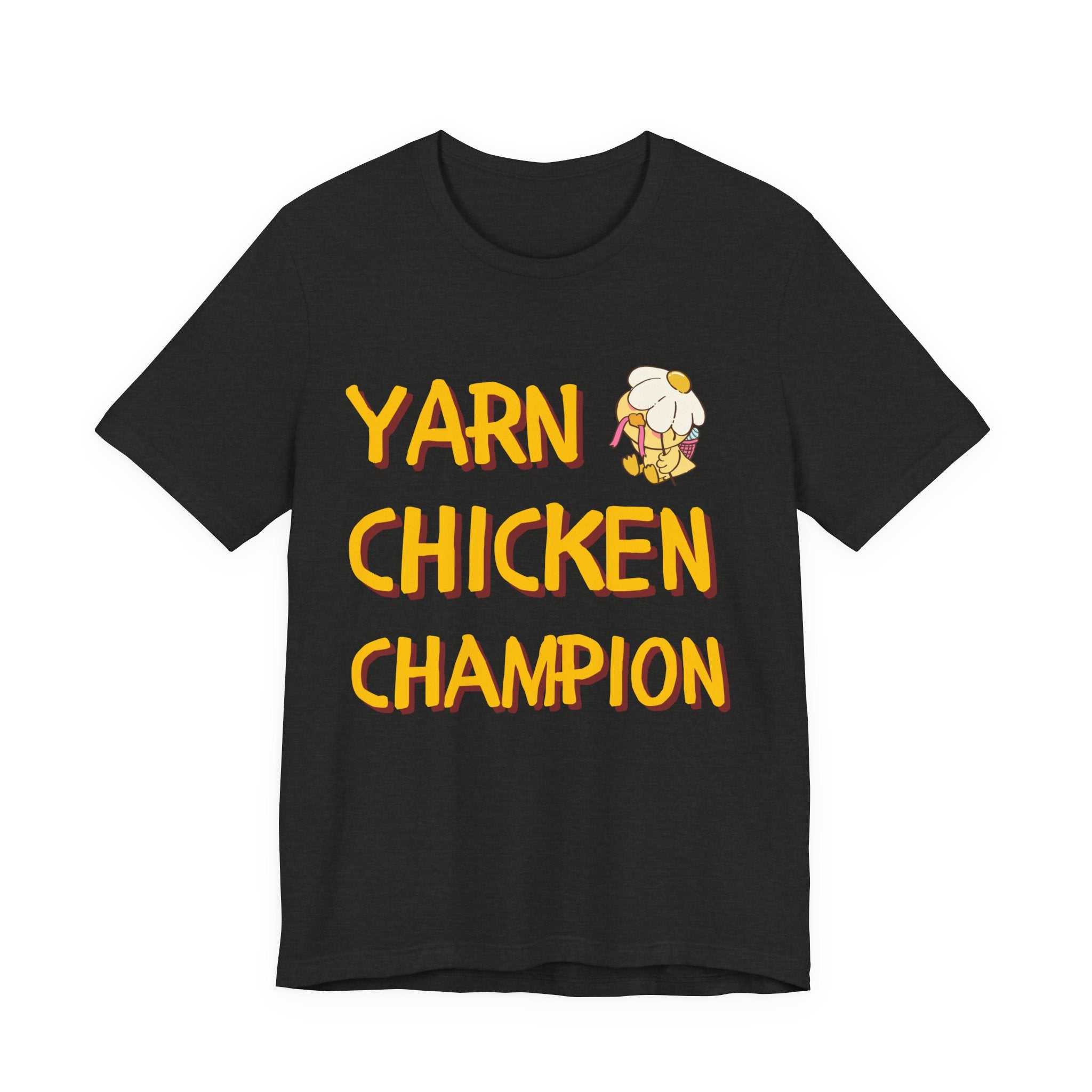 Official Yarn Chicken Champion — Women's Knitting Tee