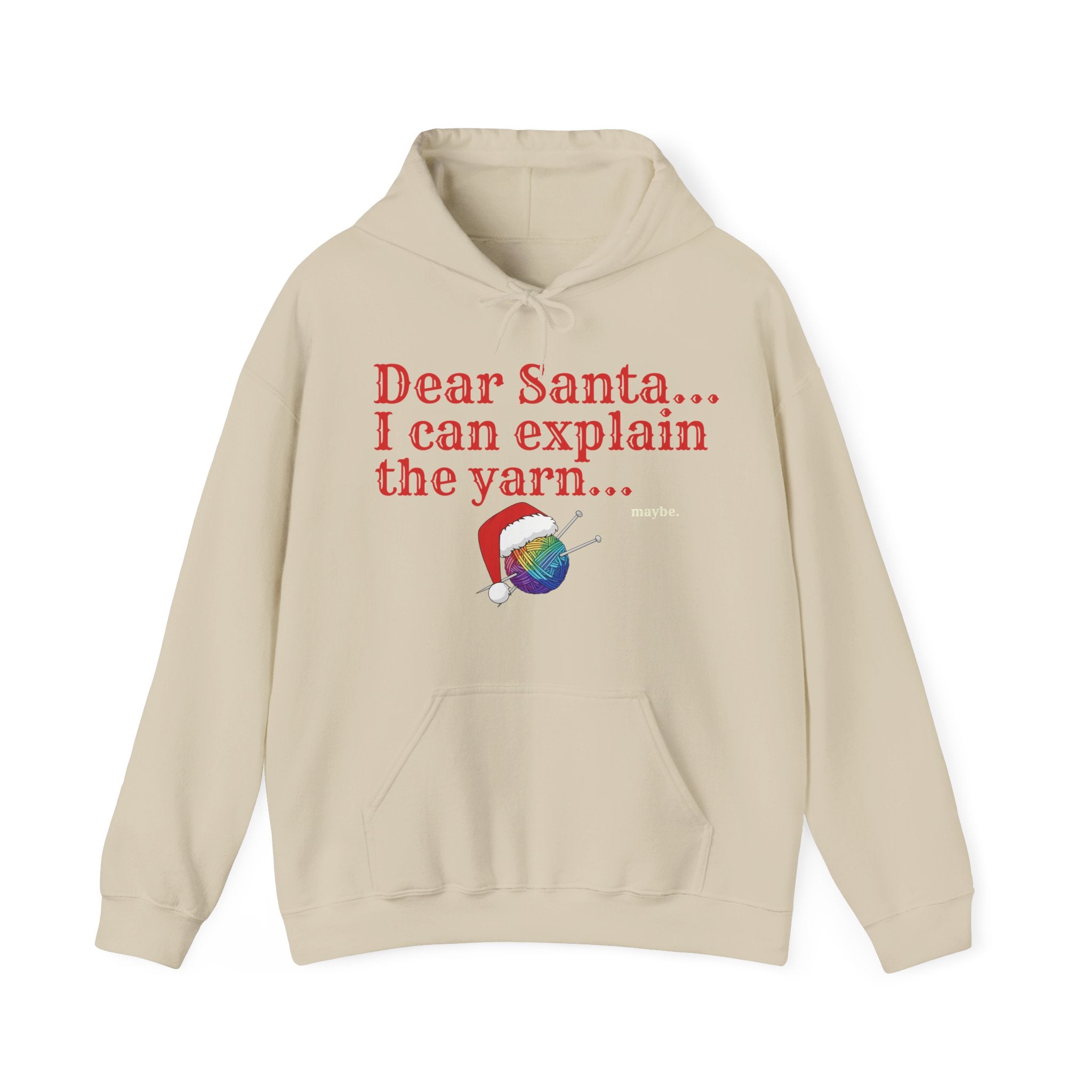 Dear Santa I Can Explain the Yarn Sweatshirt | Funny Knitting Gift