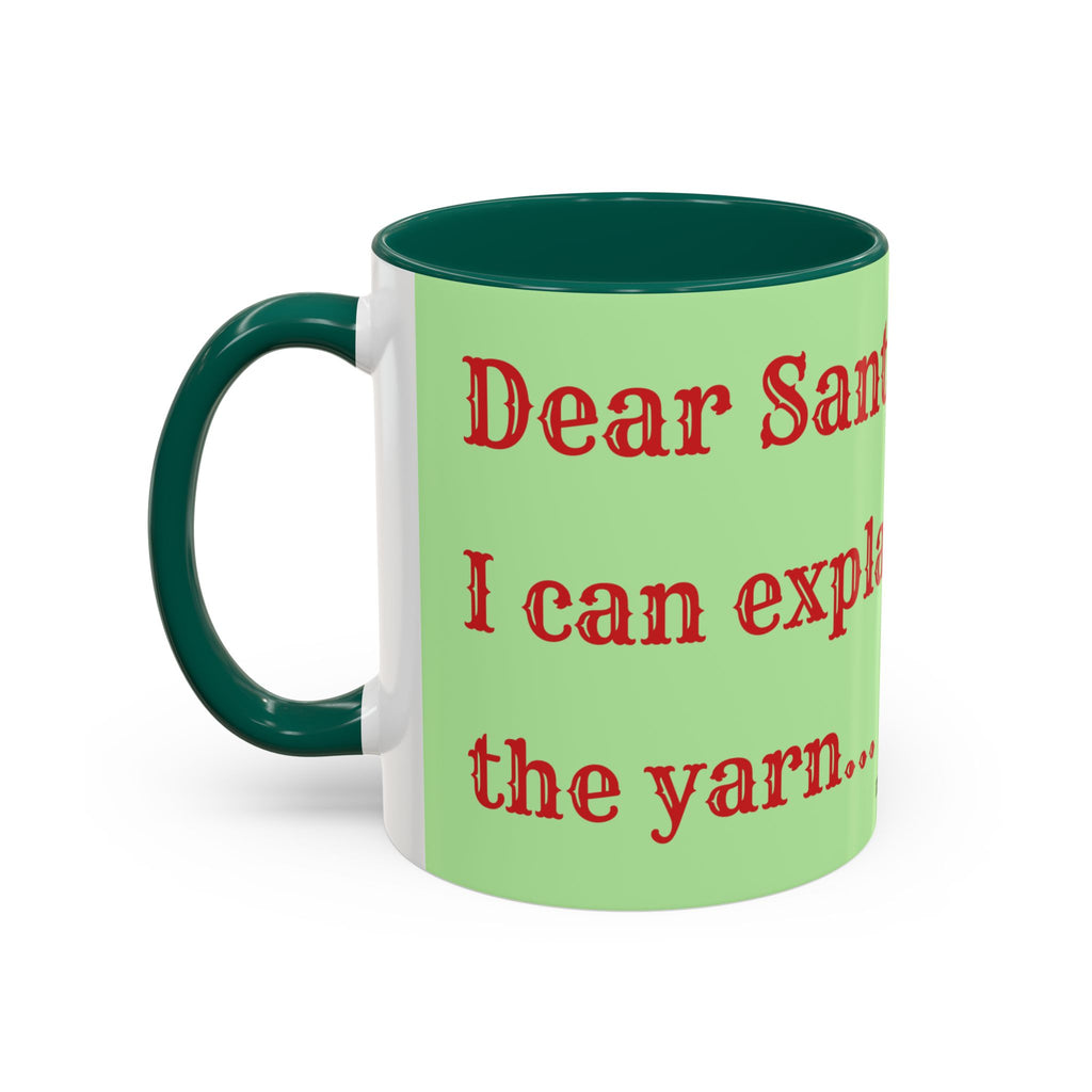 Dear Santa I Can Explain the Yarn | Knitting Coffee Mug