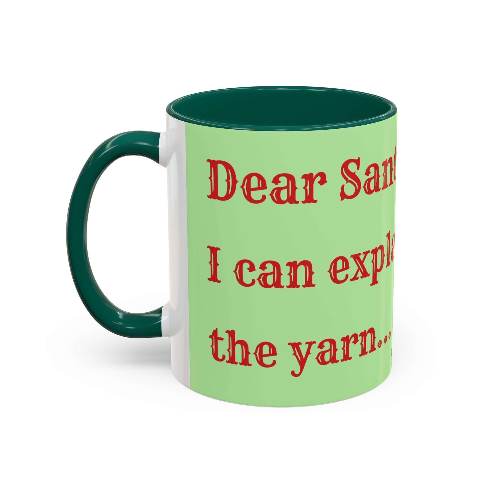 Dear Santa I Can Explain the Yarn | Knitting Coffee Mug