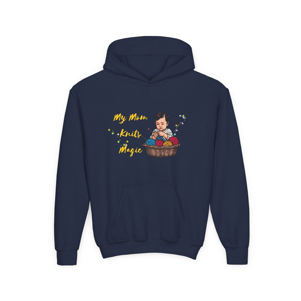 My Mom Knits Magic Youth Hoodie