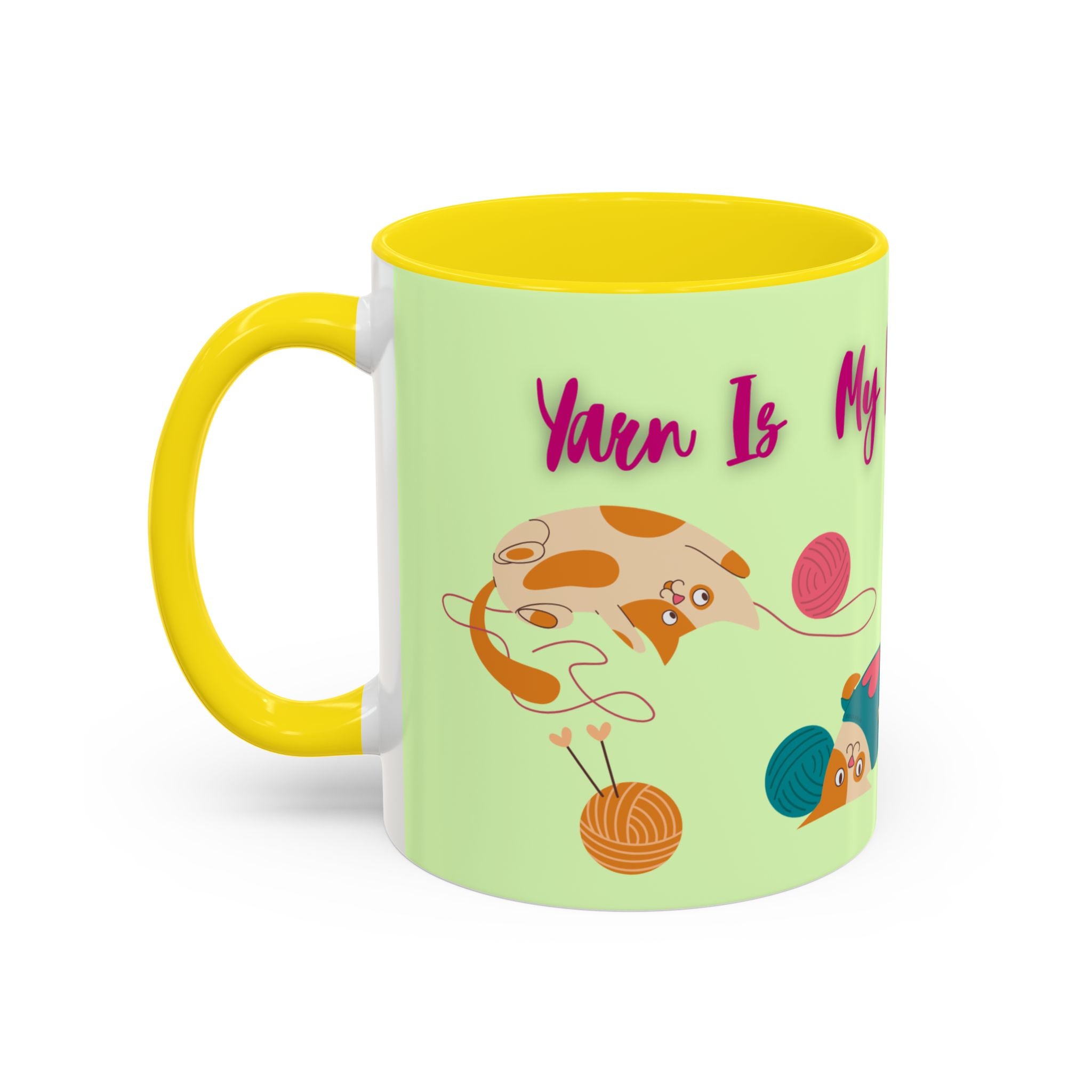 "Yarn Is My Love Language" Knitter's Mug