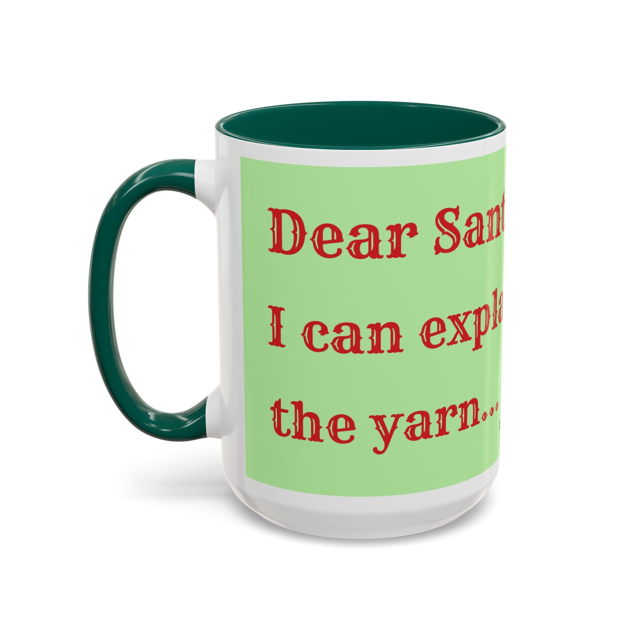 Dear Santa I Can Explain the Yarn | Knitting Coffee Mug