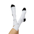 The Cat Got the Yarn (Again) – One Line Art Socks