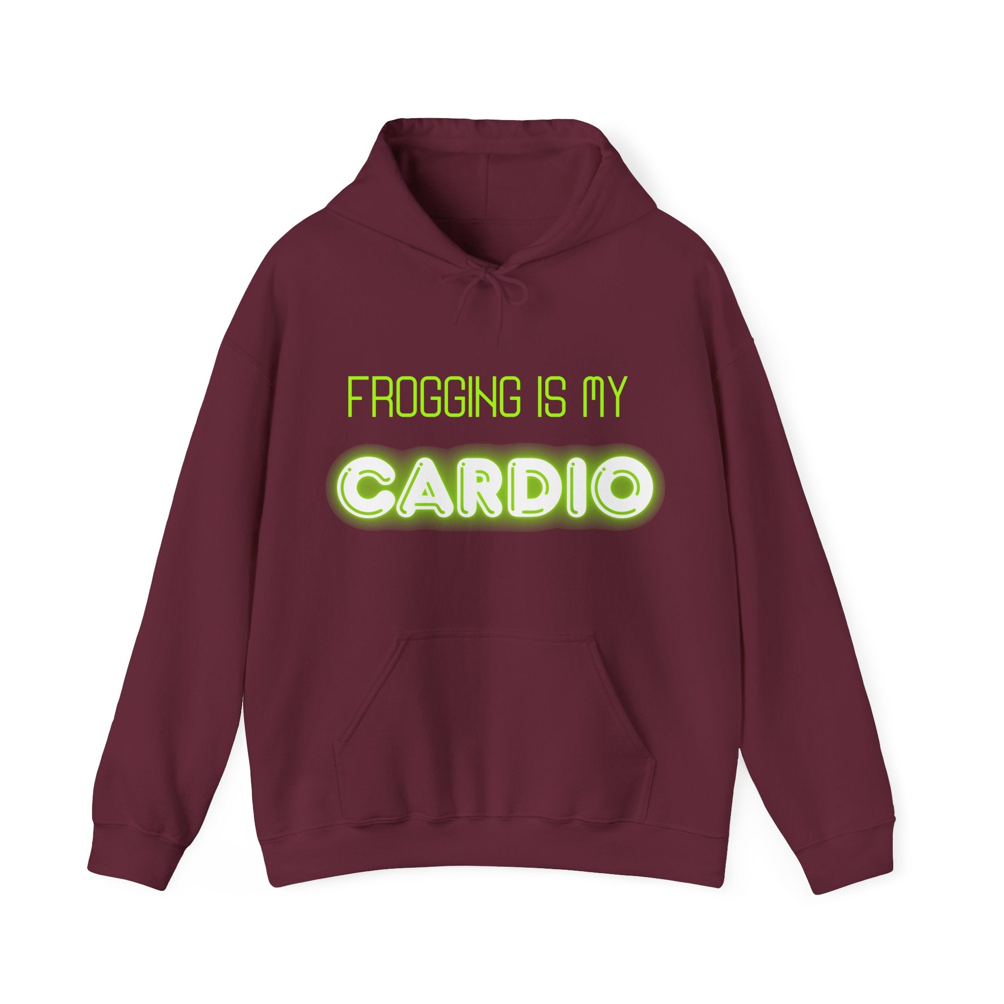 "Frogging is my cardio" Unisex Hoodie
