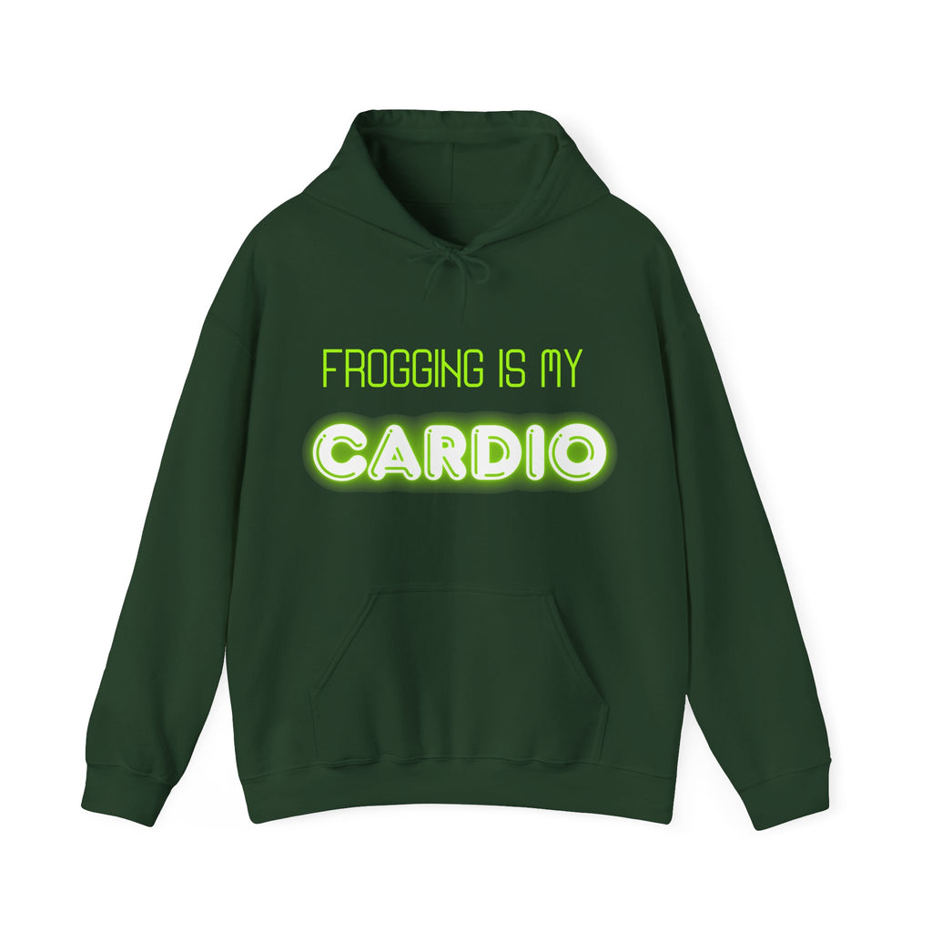 "Frogging is my cardio" Unisex Hoodie