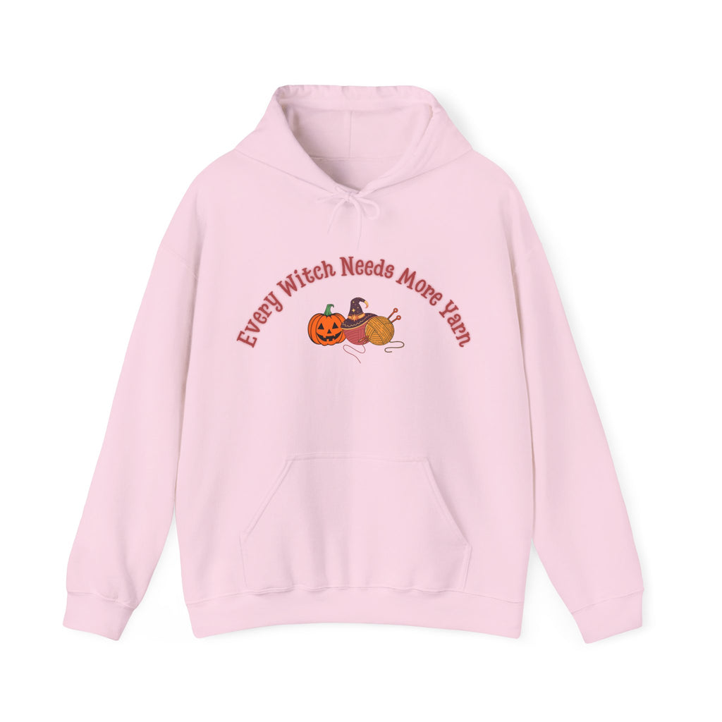 Every Witch Needs More Yarn — Halloween Knitting Hoodie