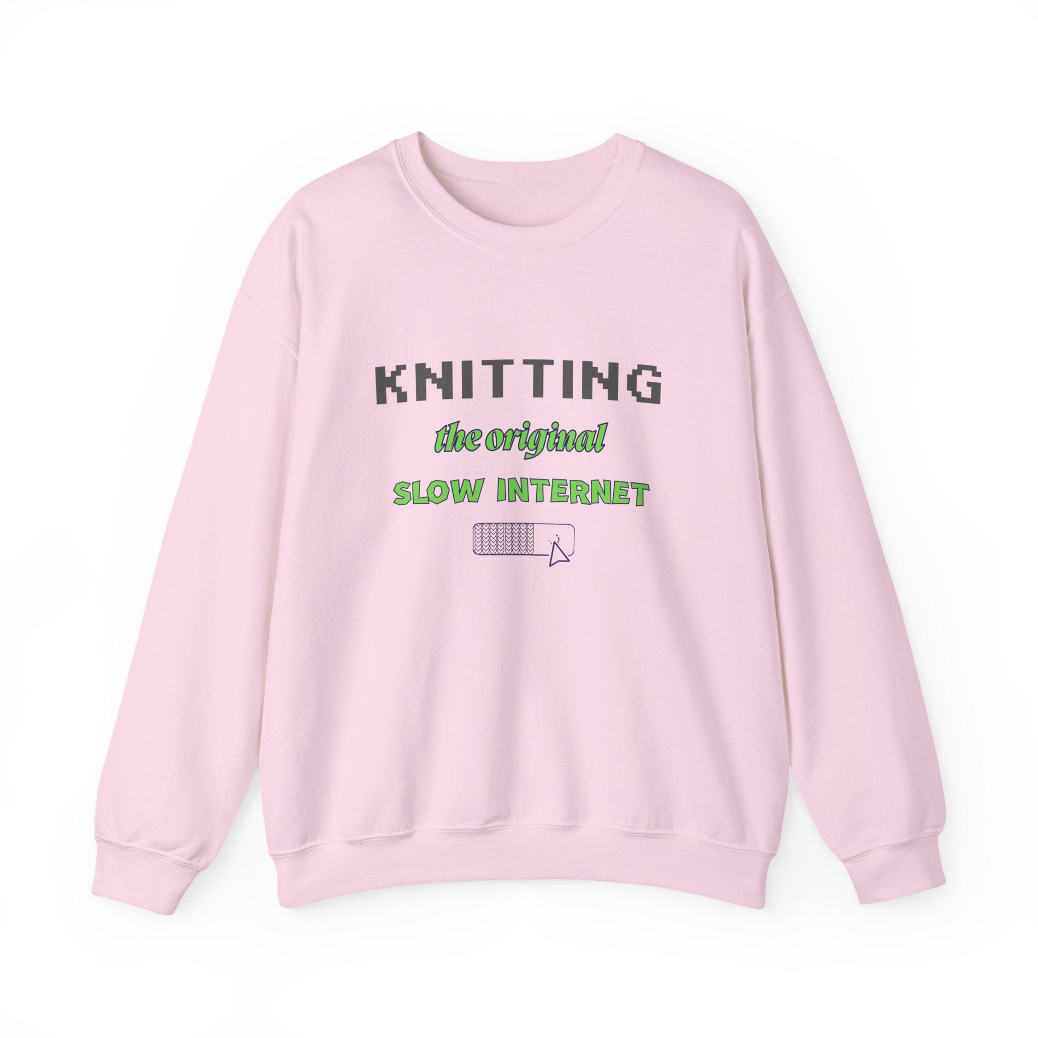 Knitting: The Original Slow Internet — Women's Sweatshirt
