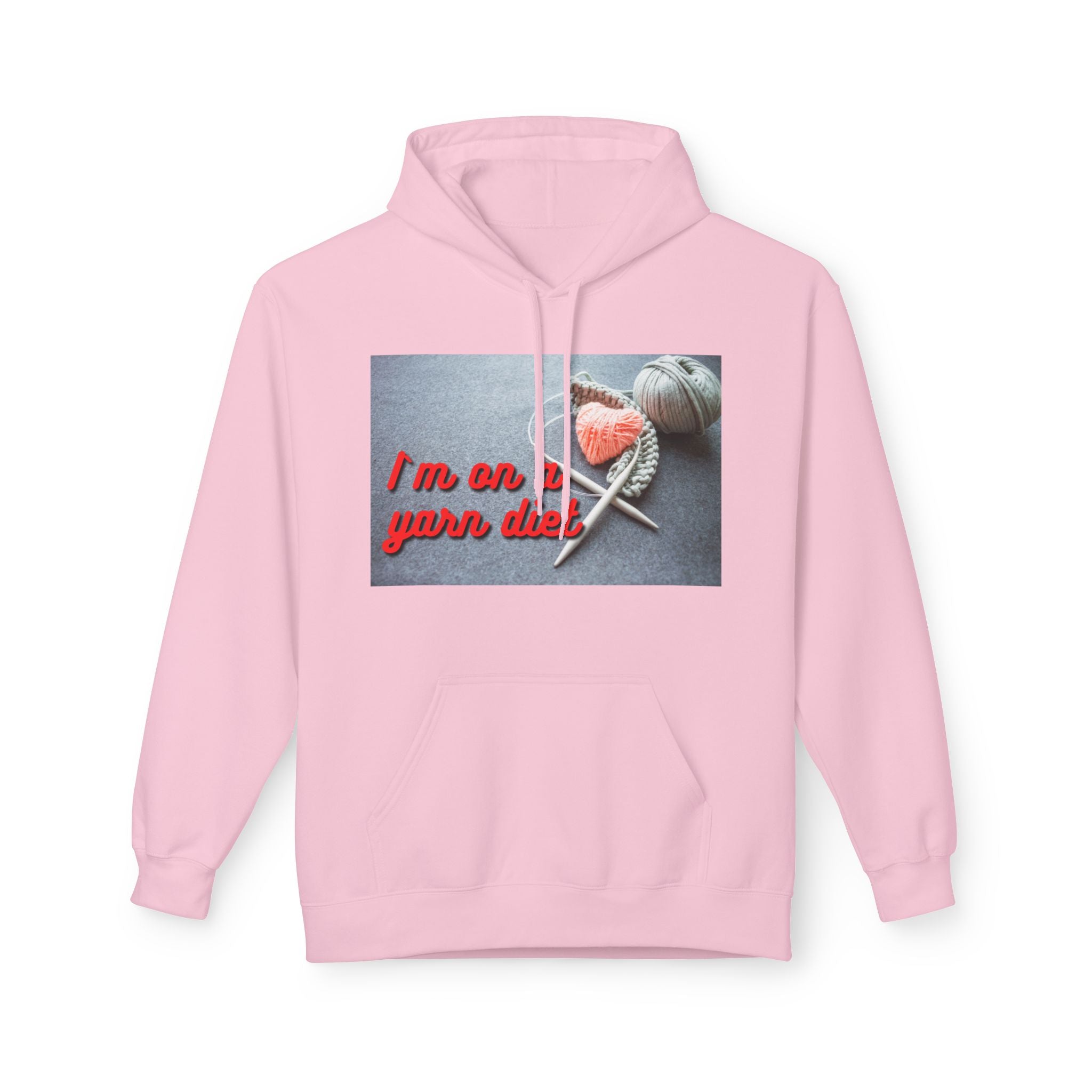"I'm on a Yarn Diet" Funny Knitting Hoodie