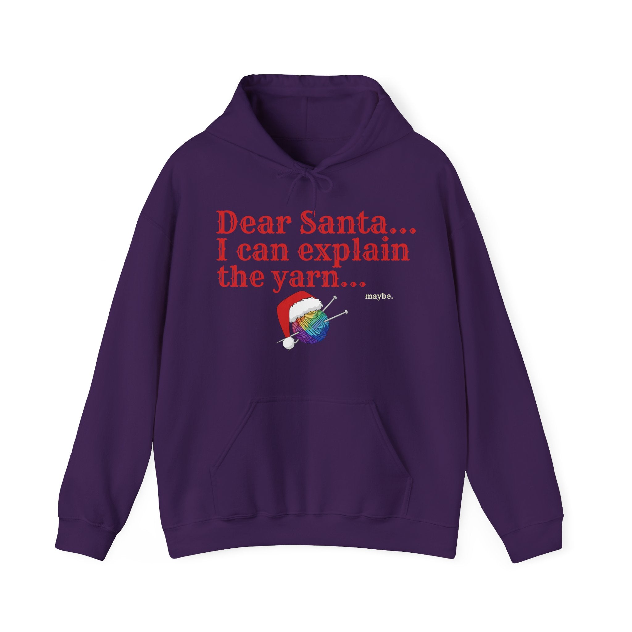 Dear Santa I Can Explain the Yarn Sweatshirt | Funny Knitting Gift