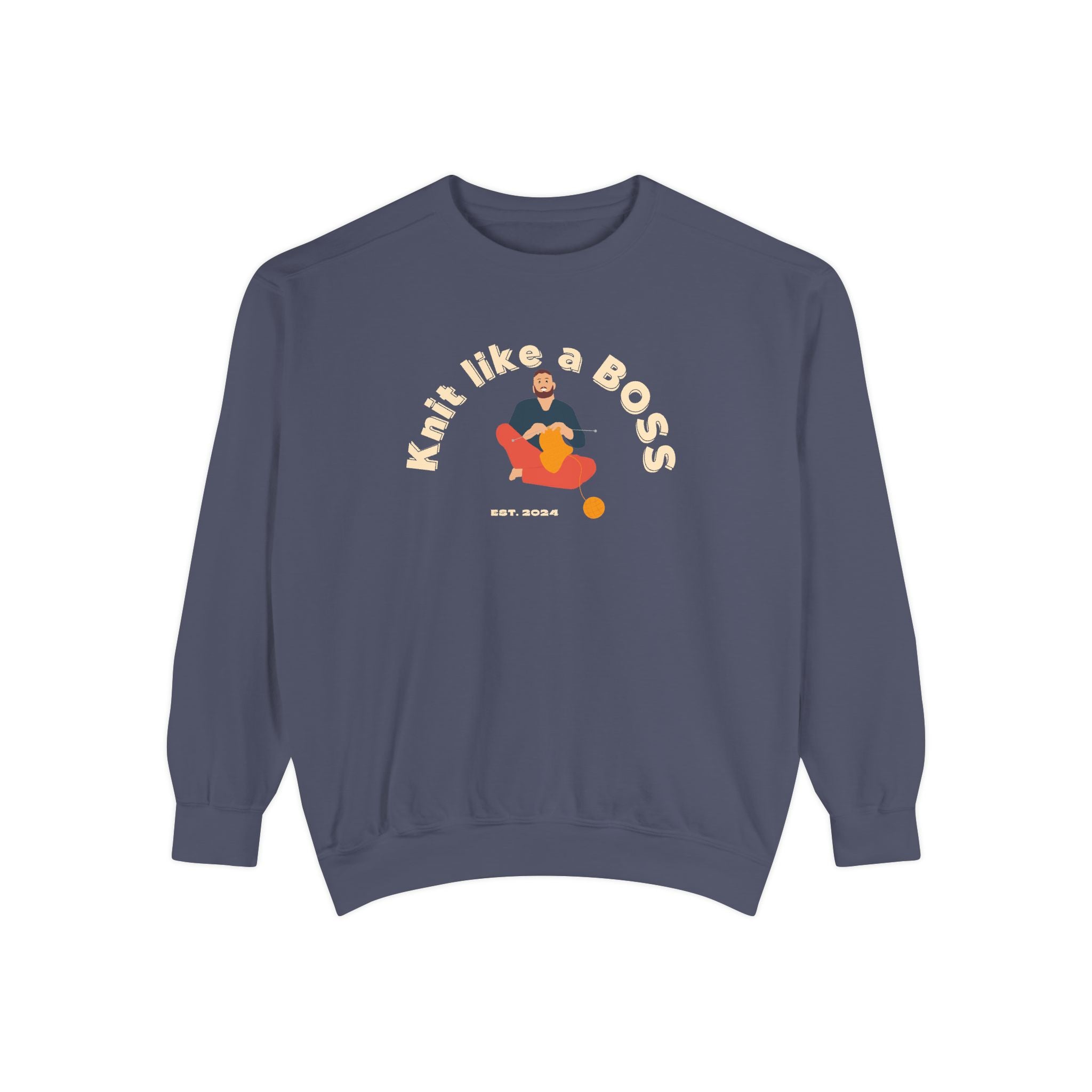 Knit Like a Boss — Men's Graphic Sweatshirt