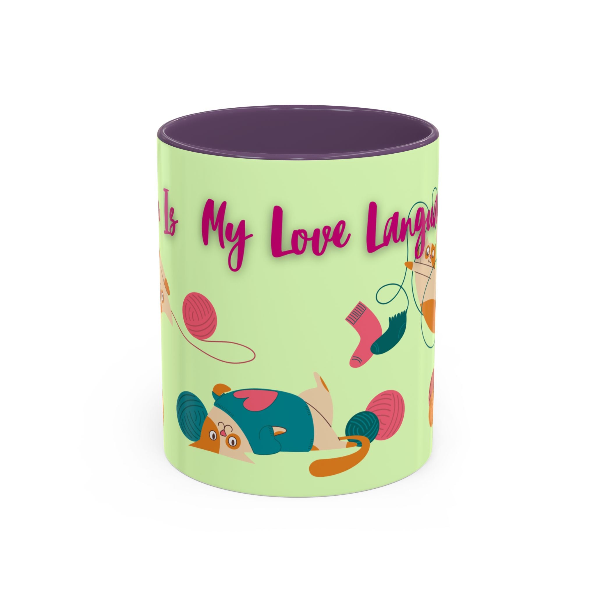 "Yarn Is My Love Language" Knitter's Mug