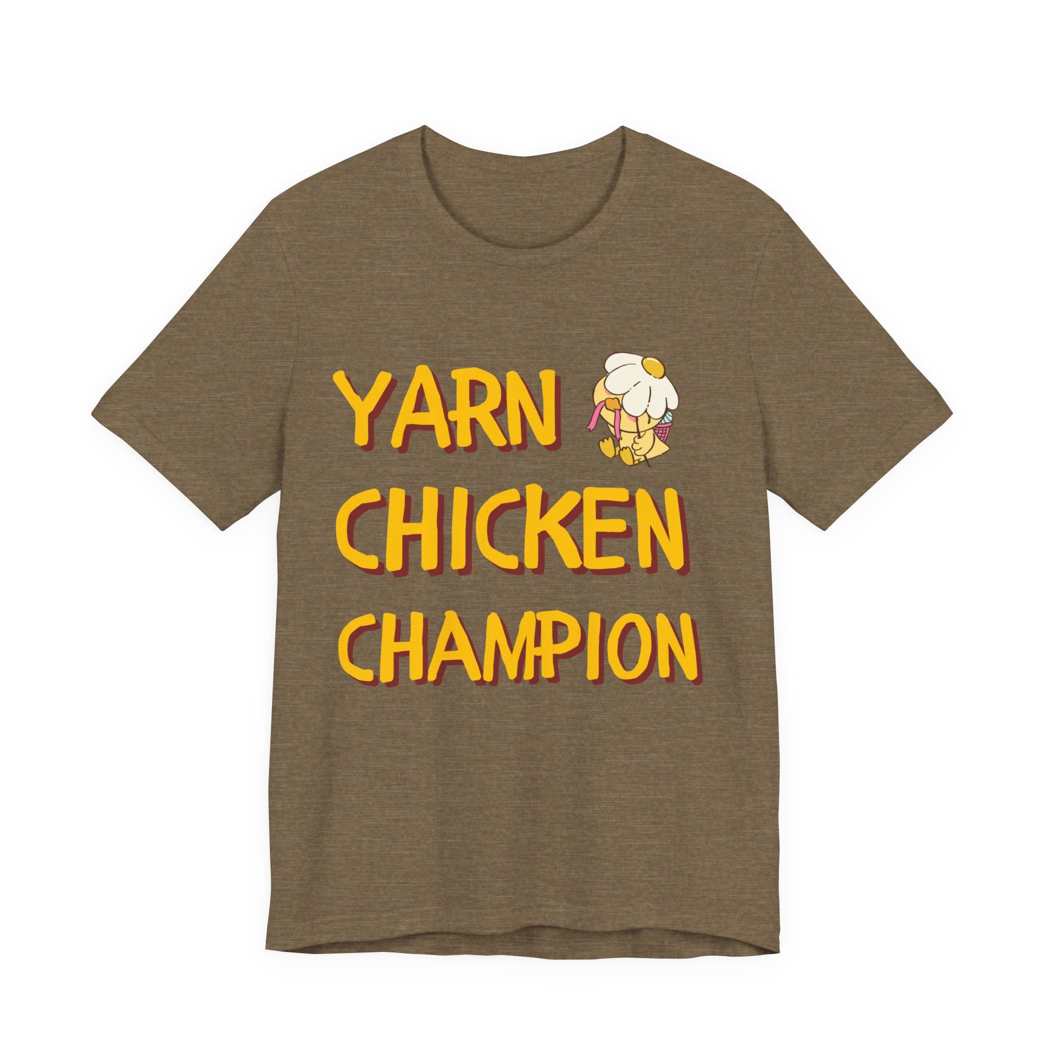 Official Yarn Chicken Champion — Women's Knitting Tee