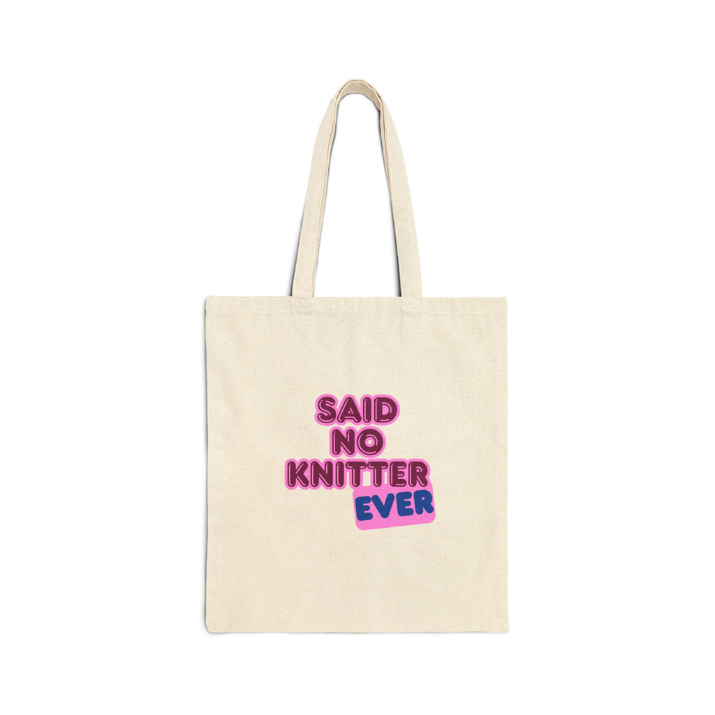 "I Have Enough Yarn" Funny Knitting Tote Bag