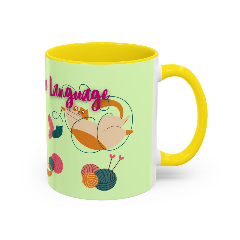"Yarn Is My Love Language" Knitter's Mug