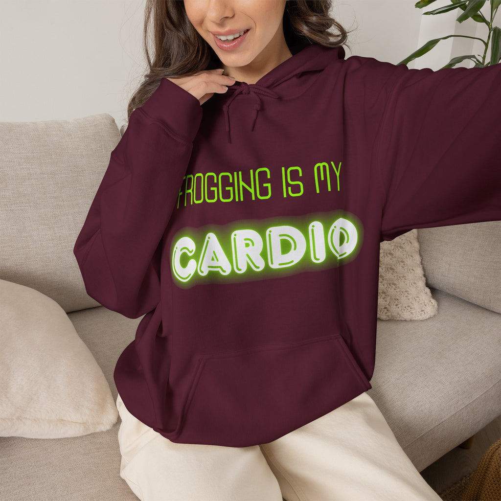"Frogging is my cardio" Unisex Hoodie