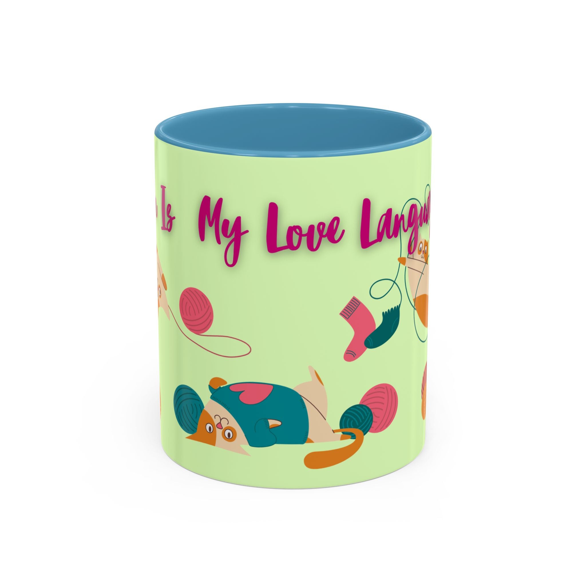 "Yarn Is My Love Language" Knitter's Mug