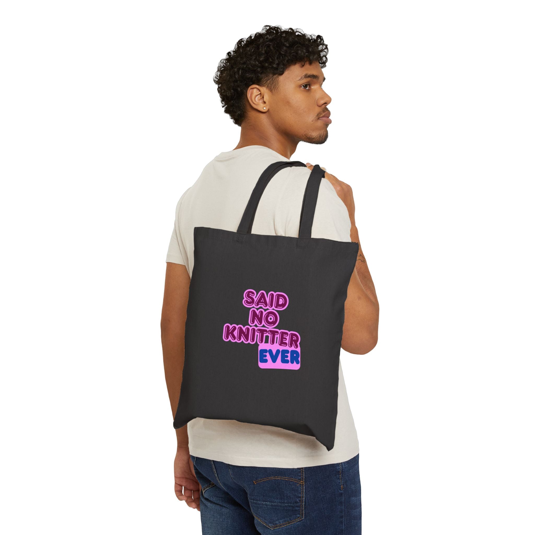 "I Have Enough Yarn" Funny Knitting Tote Bag
