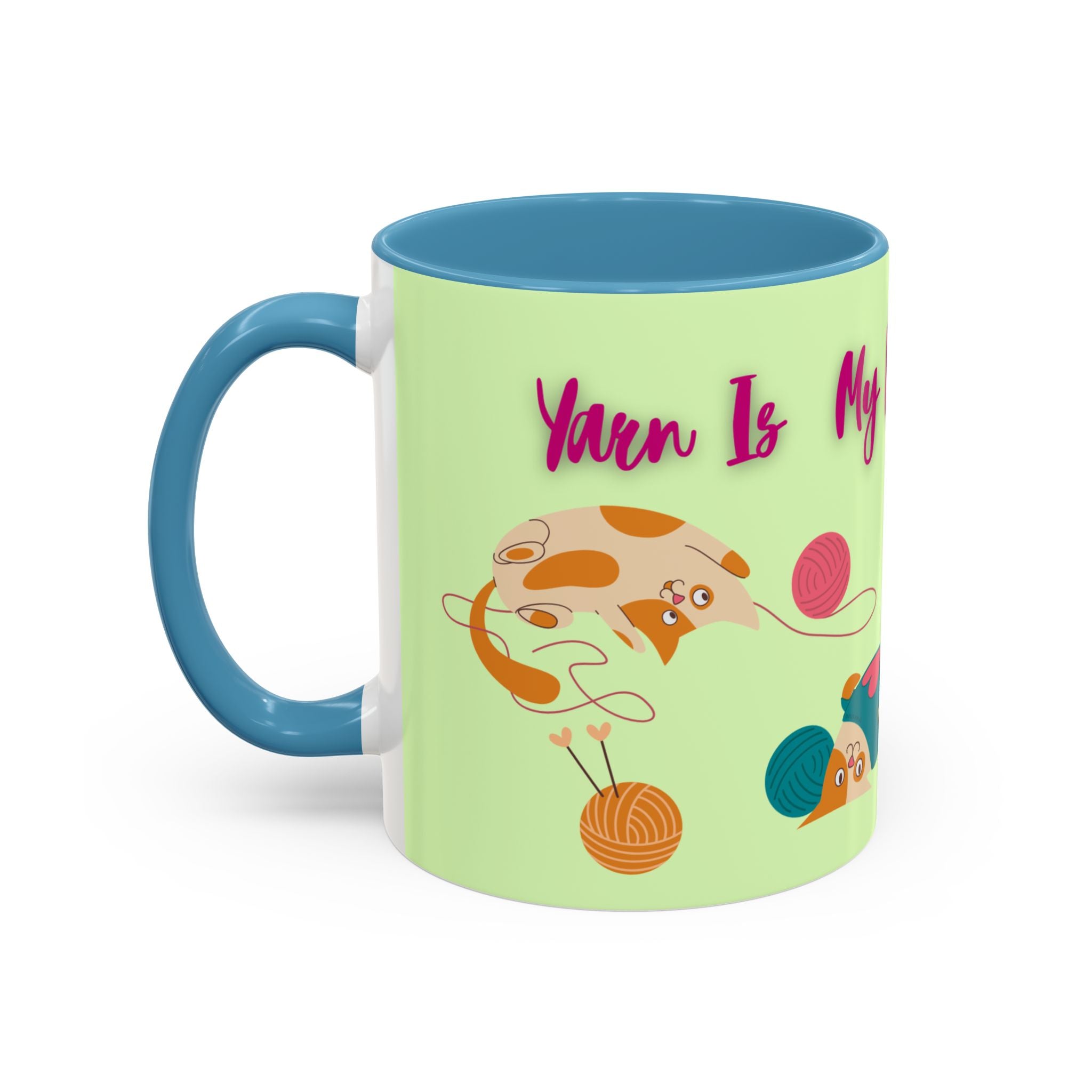 "Yarn Is My Love Language" Knitter's Mug