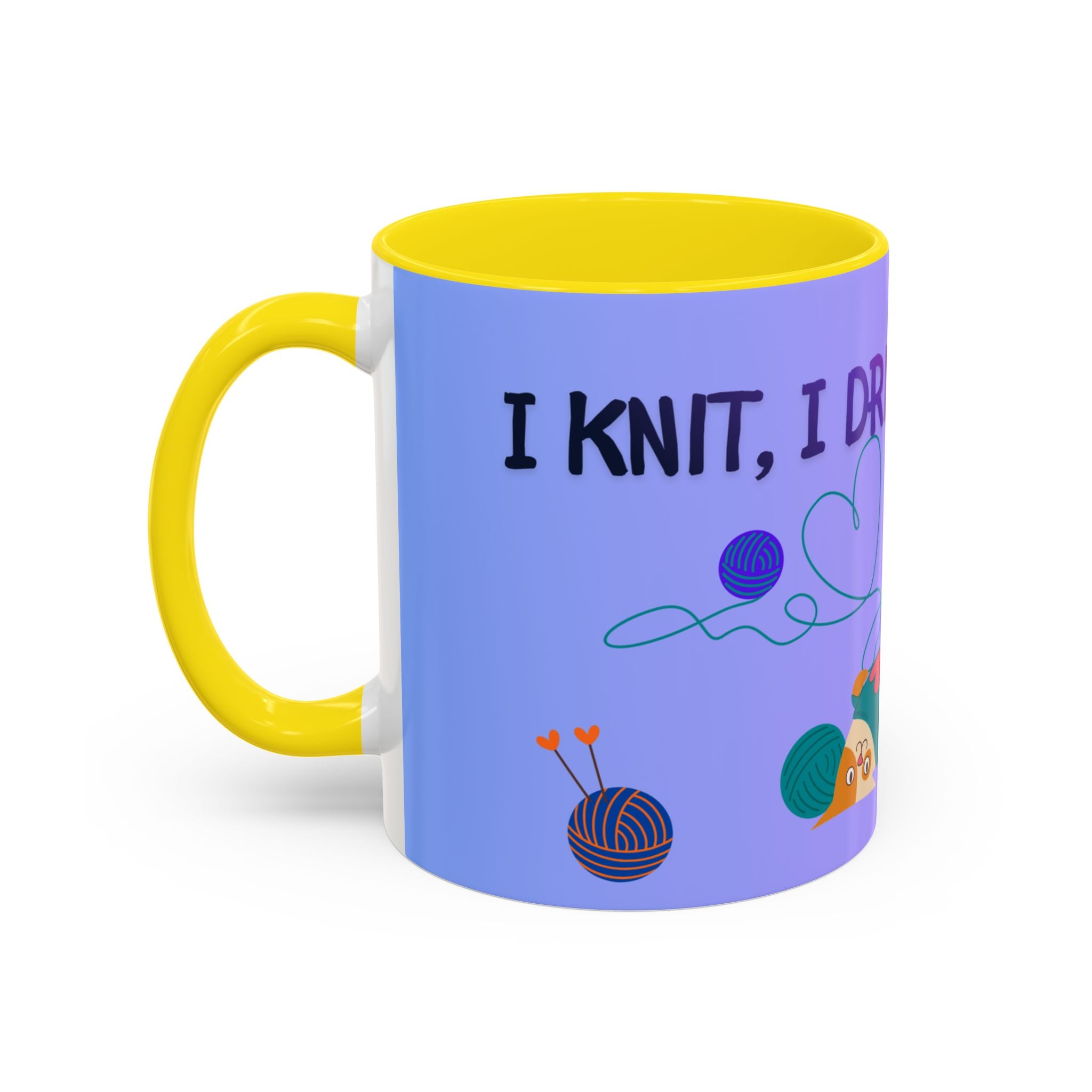 Knit. Drink. Repeat. Mug