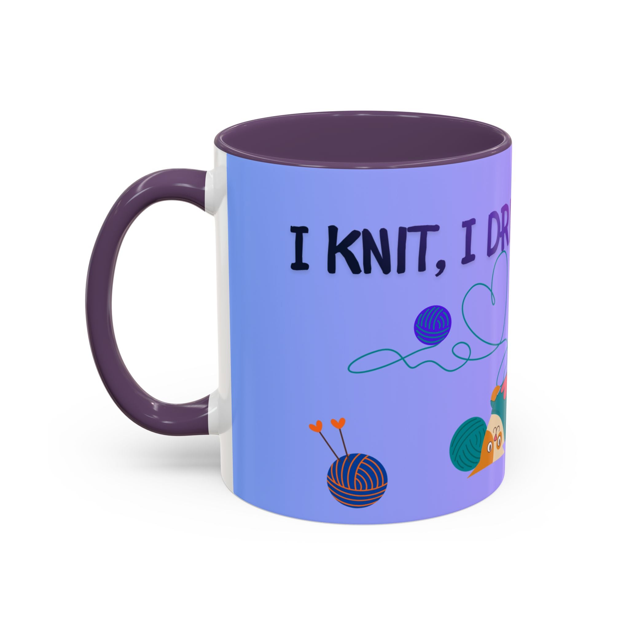 Knit. Drink. Repeat. Mug