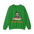 Magic? I’m Busy Knitting — Halloween Knitting Sweatshirt