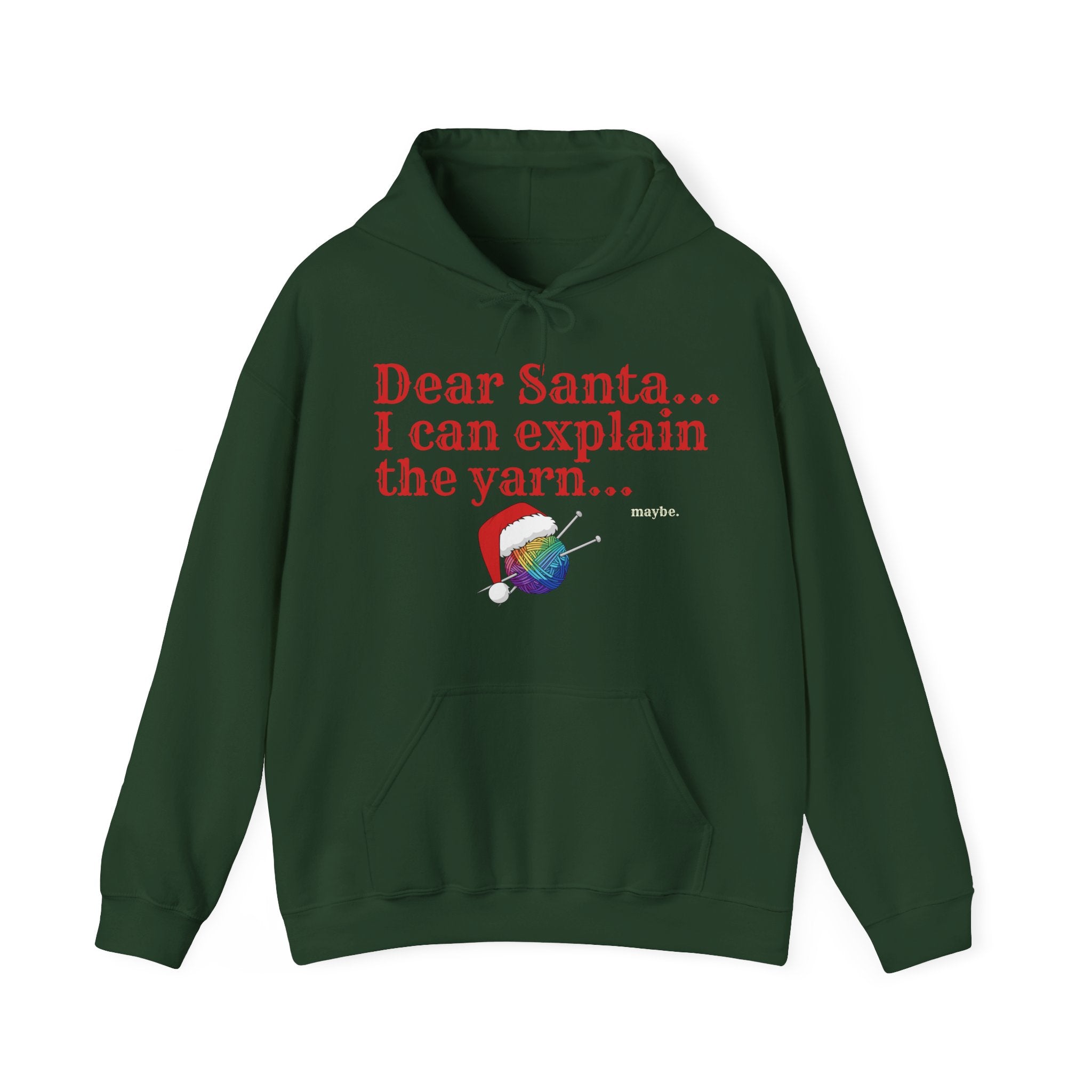 Dear Santa I Can Explain the Yarn Sweatshirt | Funny Knitting Gift