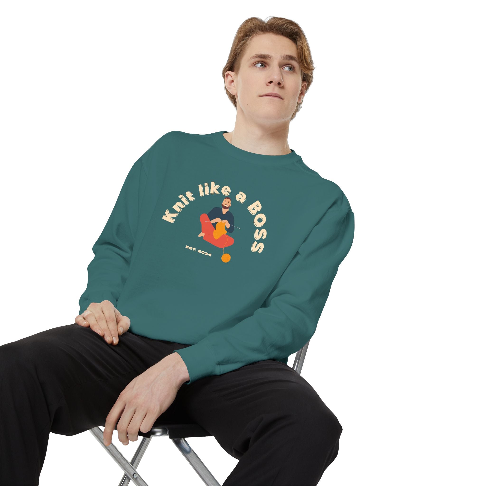 Knit Like a Boss — Men's Graphic Tee