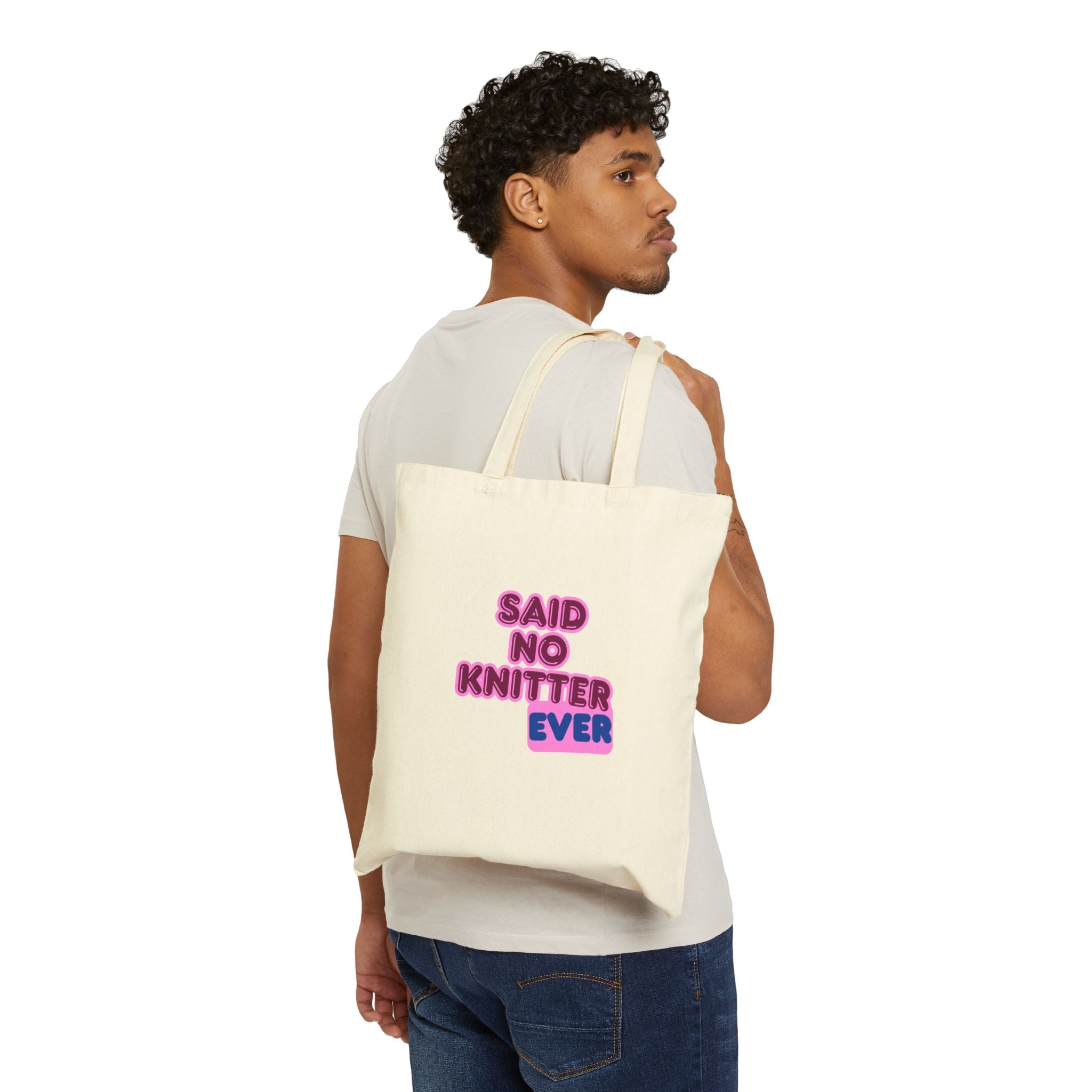 "I Have Enough Yarn" Funny Knitting Tote Bag
