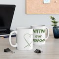 Knitting Is My Superpower — Knitter's Coffee Mug